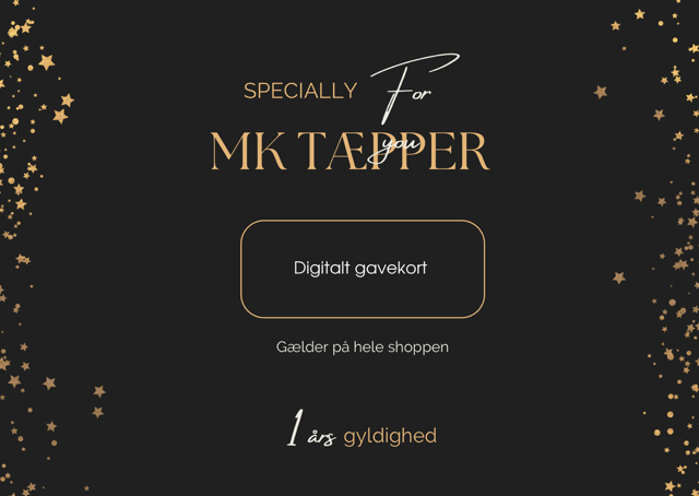MK Taepper Gavekort