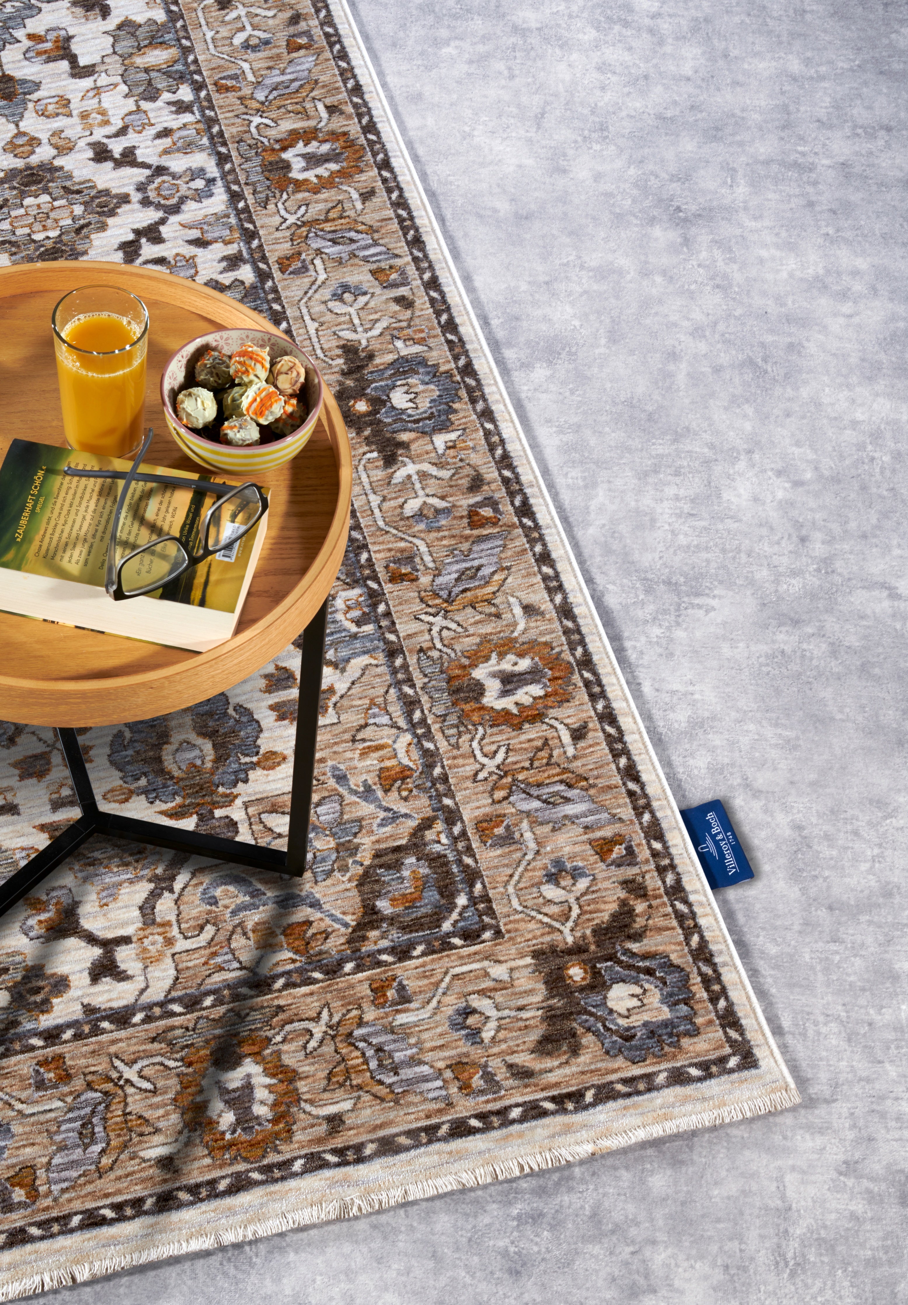 VILLEROY & BOCH 106136 ORIENTALSK TÆPPE EGON, CREME-MULTIFARVET