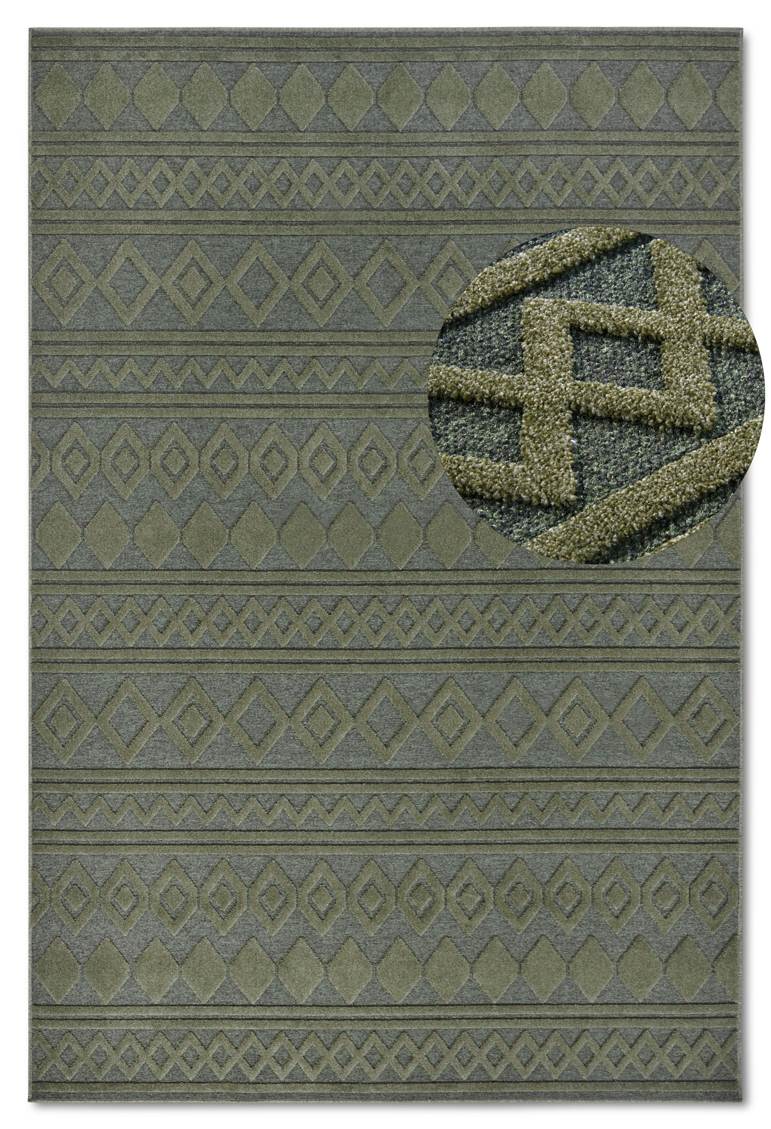 VILLEROY & BOCH 106140 HØJ-LAV LUV TÆPPE, CATHERINE JUNGLE-GRØN