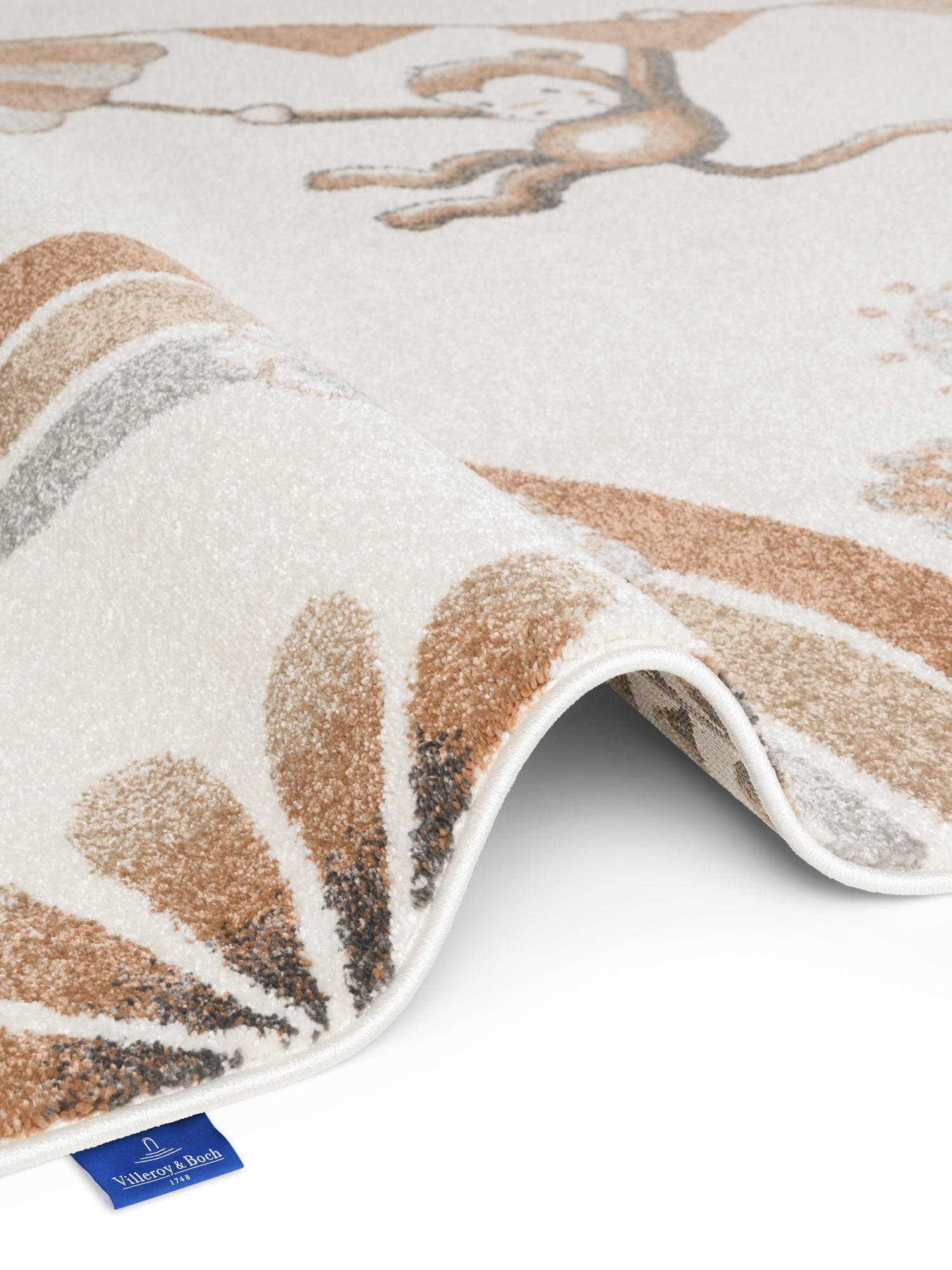 VILLEROY & BOCH BOHO KIDS BØRNETÆPPE LØVE SOMMERFEST, CREME MULTI 106309