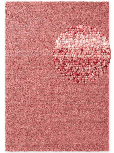 TED BAKER NOTTING HILL SOFT BOUCLE KORTLUVET TÆPPE, PORTOBELLO MØRK ROSA