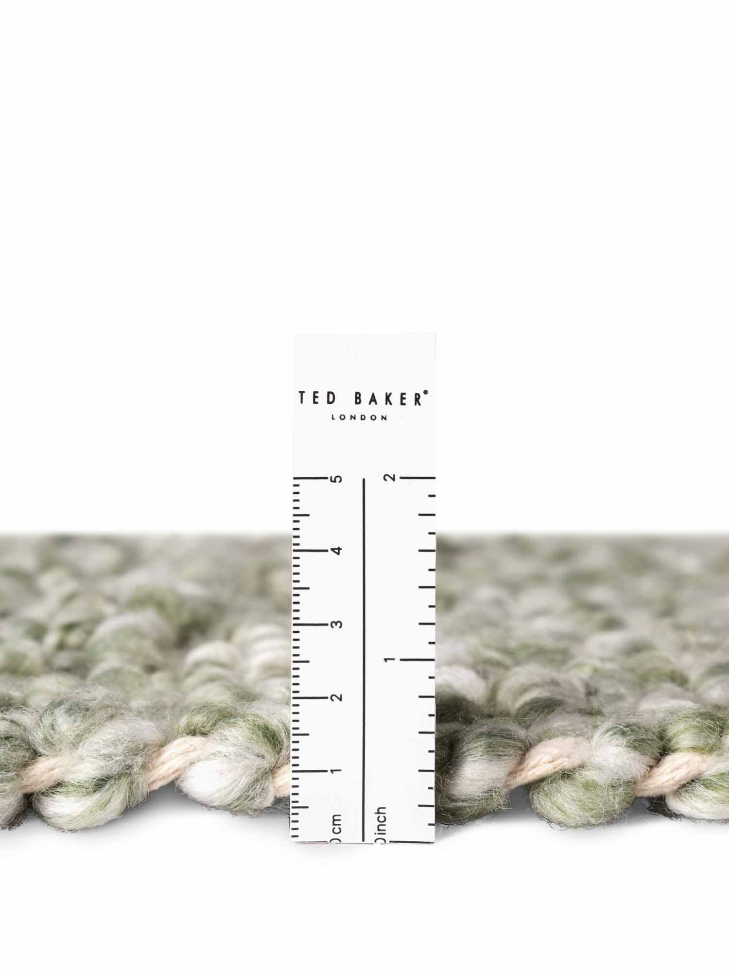 TED BAKER NOTTING HILL SOFT BOUCLE KORTLUVET TÆPPE, PORTOBELLO LYSEGRØN