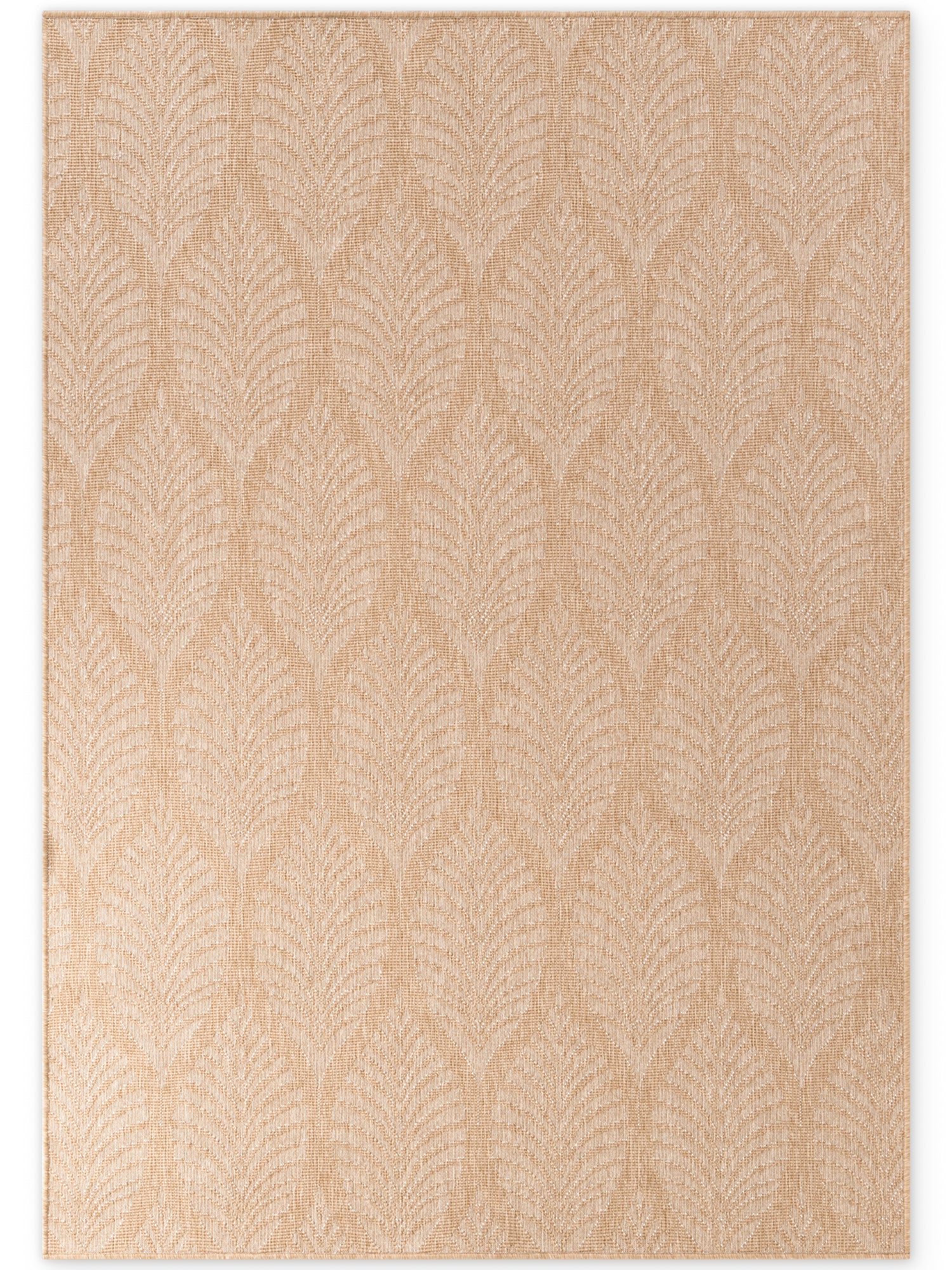 HANSE HOME DUORO - VENDBART UDENDØRS TÆPPE, JUTE-HVID 106247