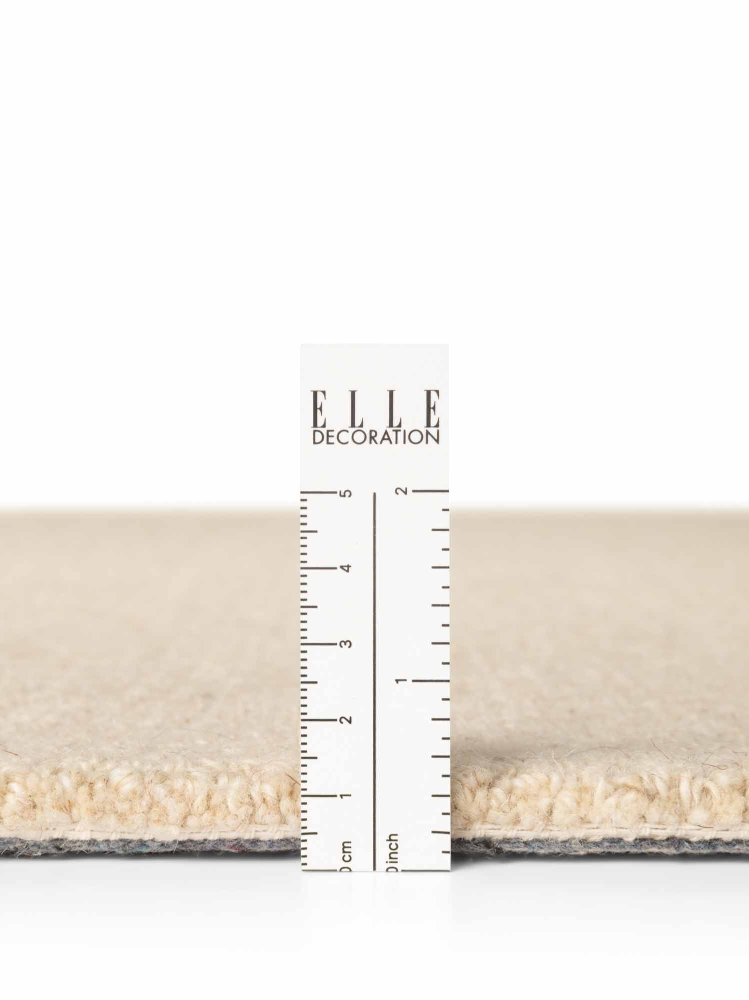 ELLE DECORATION PURISTIC FINE BOUCLE ULDTÆPPE, KNOTS NATURLIG LYS BEIGE