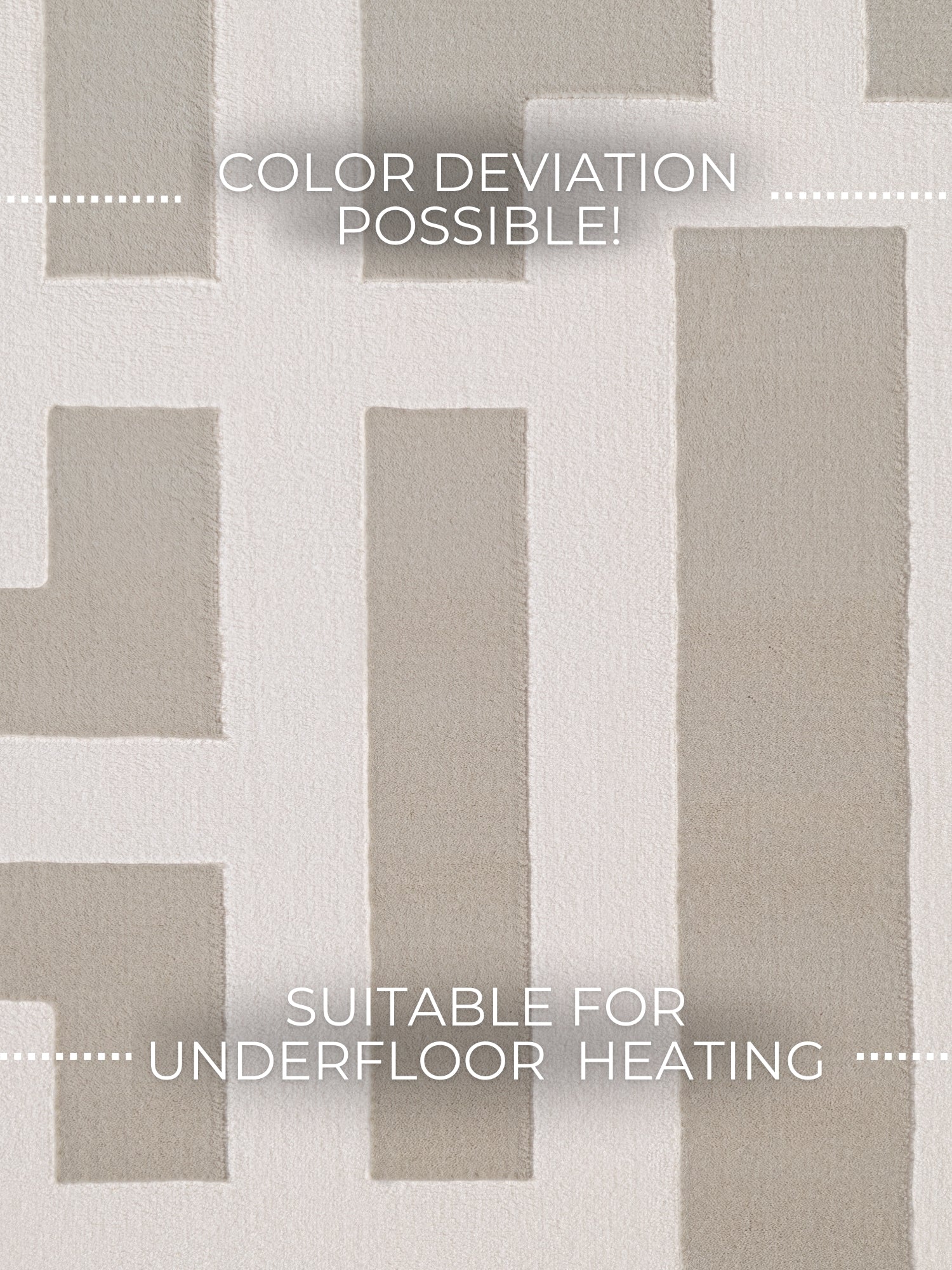 PEARLES MODERNE TÆPPE, CREME-GRÅ 106188