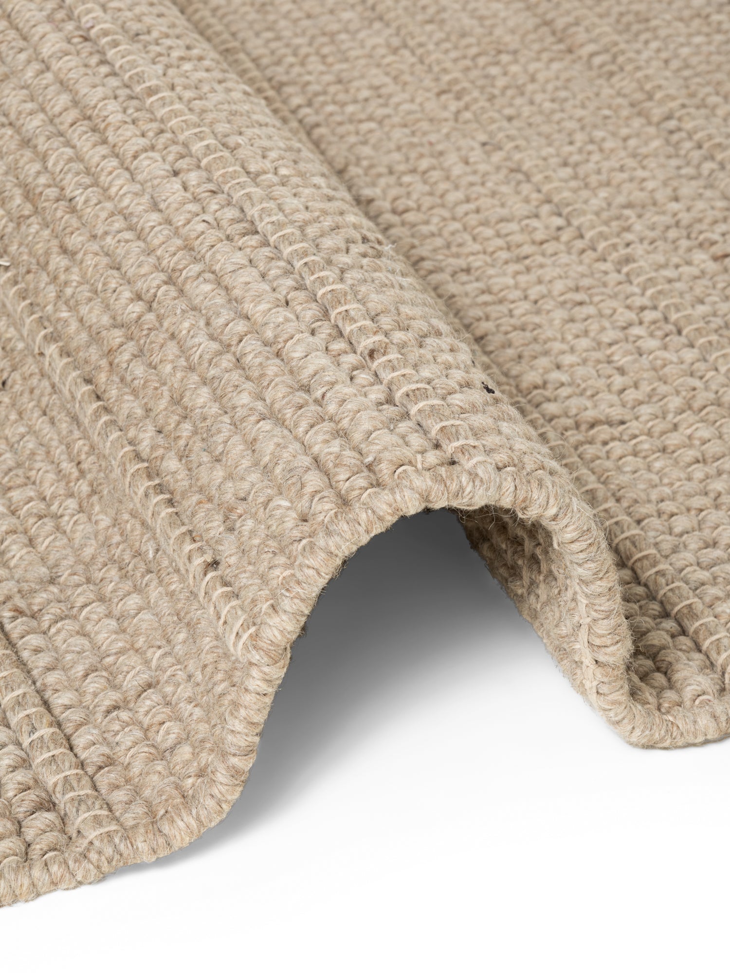 TED BAKER CAMDEN ULDTÆPPE PARKER, NATURLIG BEIGE