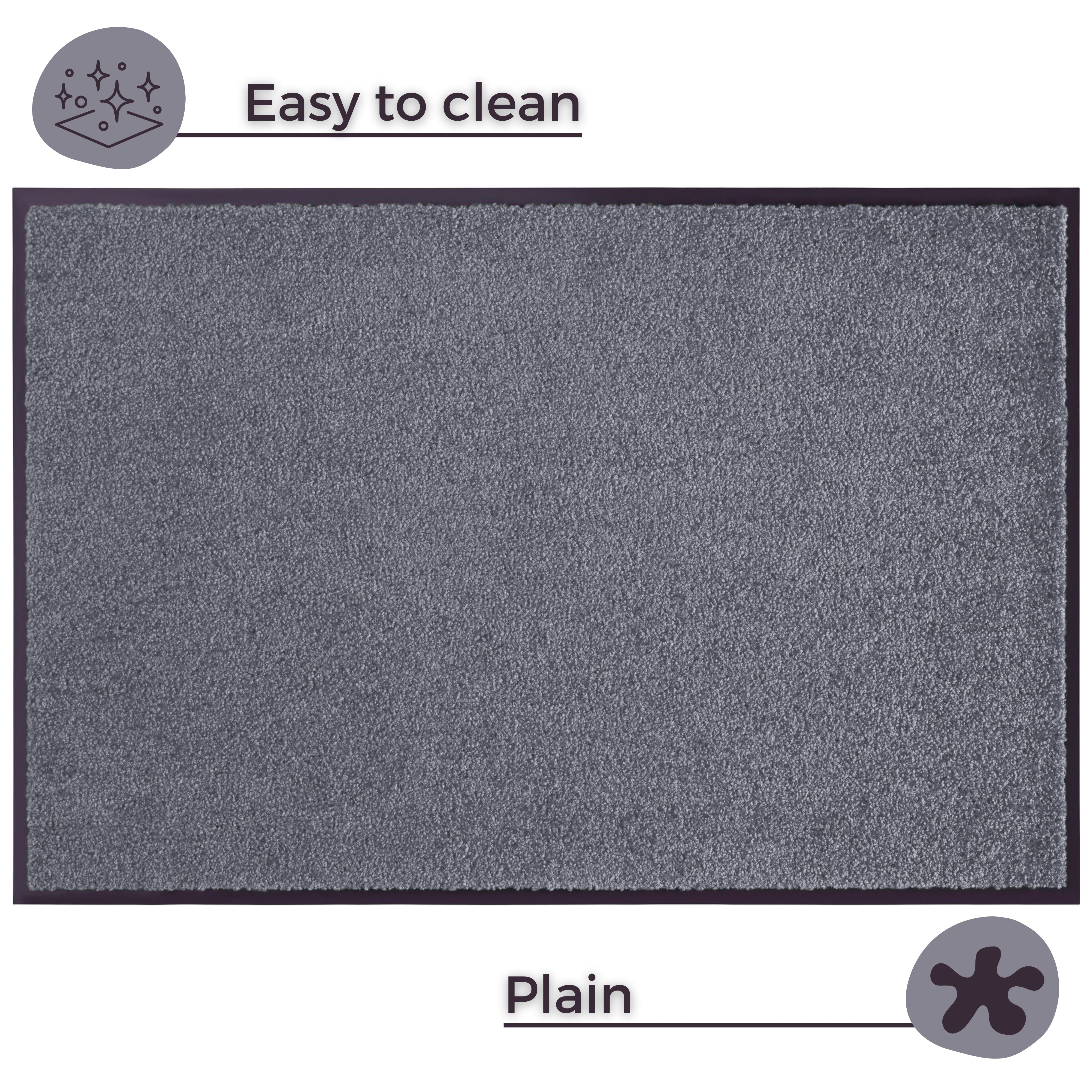 DØRMÅTTE WASH & CLEAN, GRÅ 101464