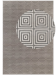 PEARLES MODERNE TÆPPE, HVID-GRÅ 106185