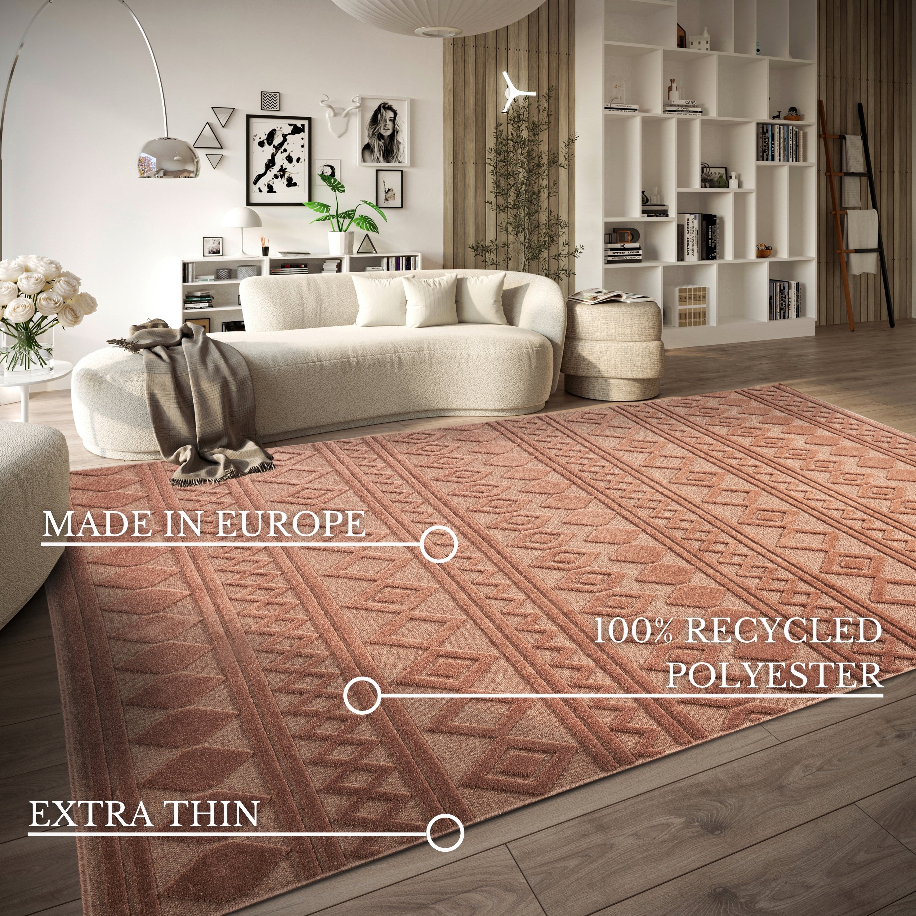 VILLEROY & BOCH 106139 HØJ-LAV LUV TÆPPE, CATHERINE NATURLIG-KOBBER