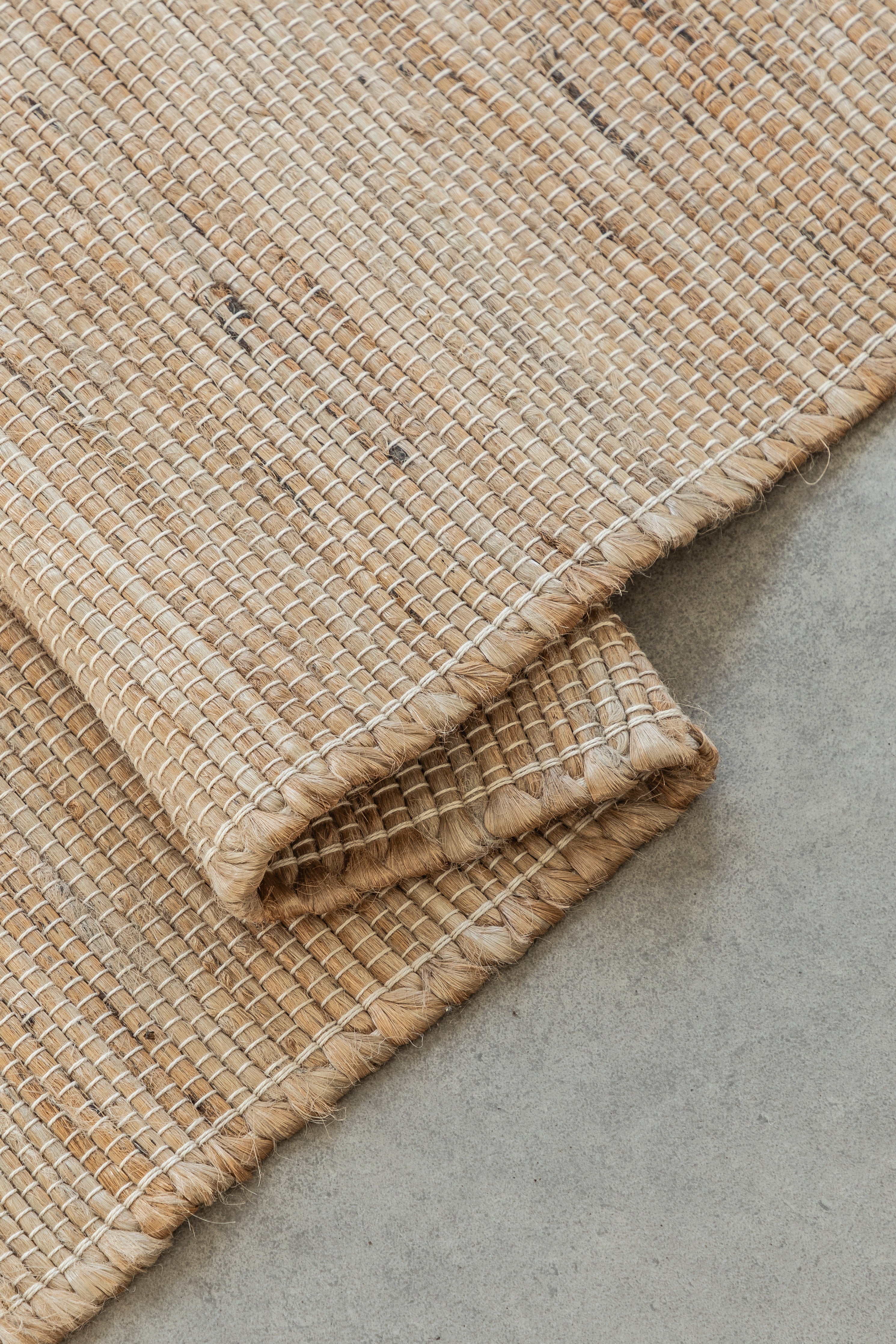 HANDLOOM JUTE TÆPPE, BEIGE - 105961