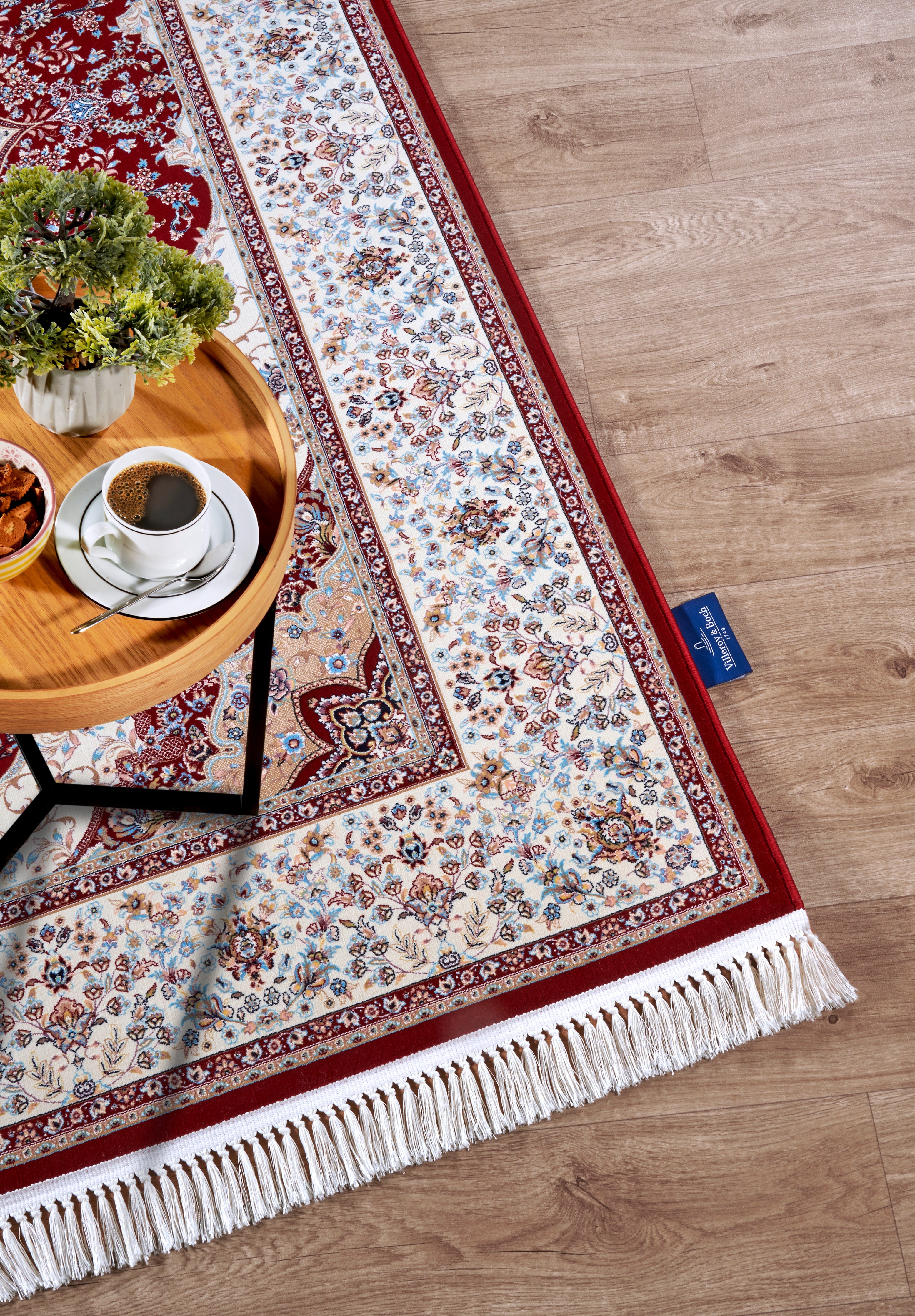 VILLEROY & BOCH 106126 ORIENTALSK TÆPPE, ETIENNE RØD-CREME