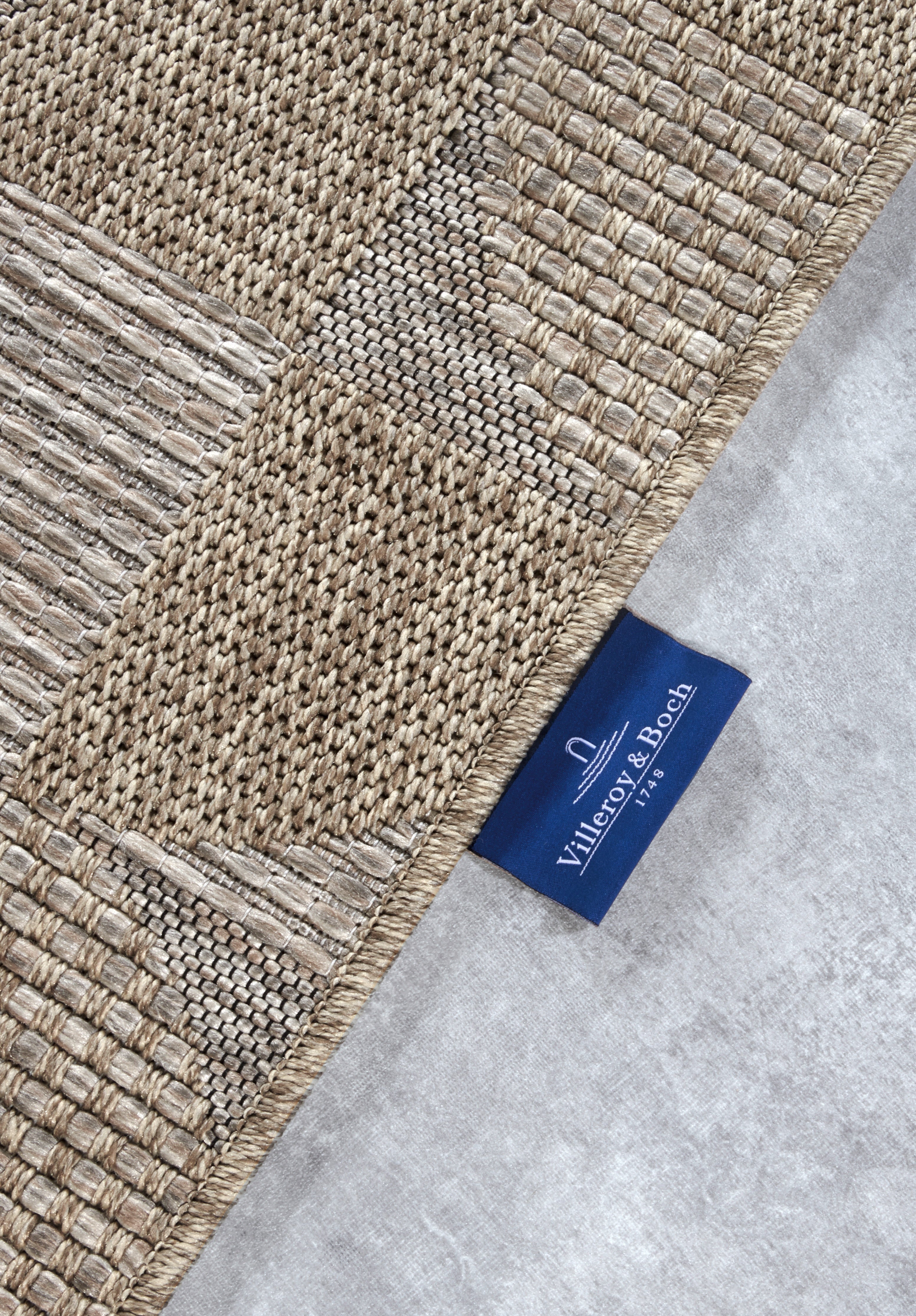 VILLEROY & BOCH 106078 IND - OG UDENDØRS TÆPPE MARGARETHA, NATURLIG BRUN
