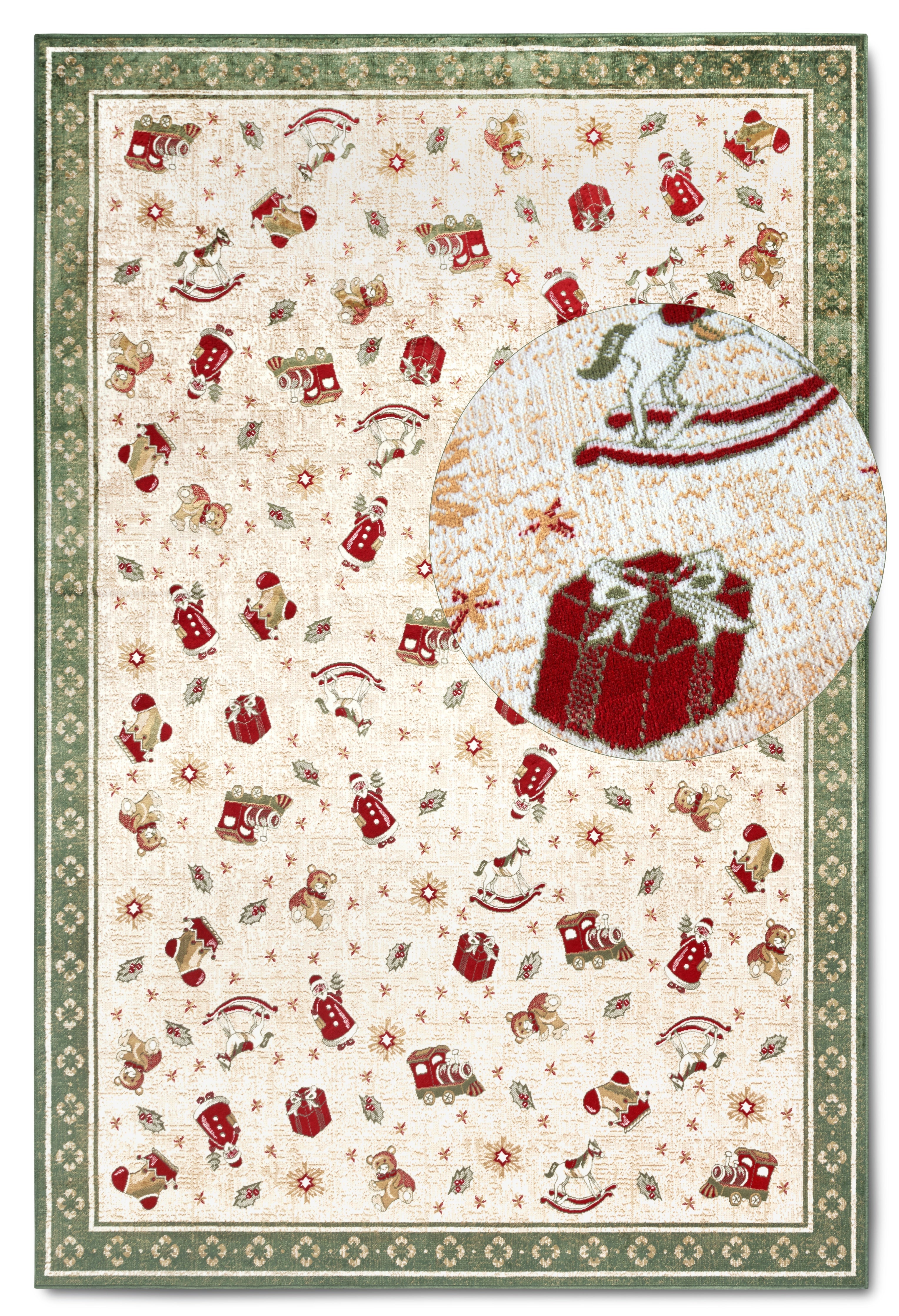 VILLEROY & BOCH TOY'S DELIGHT JULETÆPPE, 106218 GRØN-MULTI