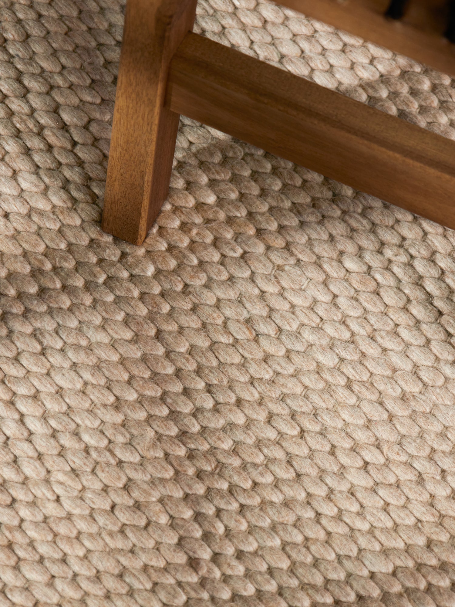 ELLE DECORATION LYON ULDTÆPPE, BEANS NATURLIG BEIGE