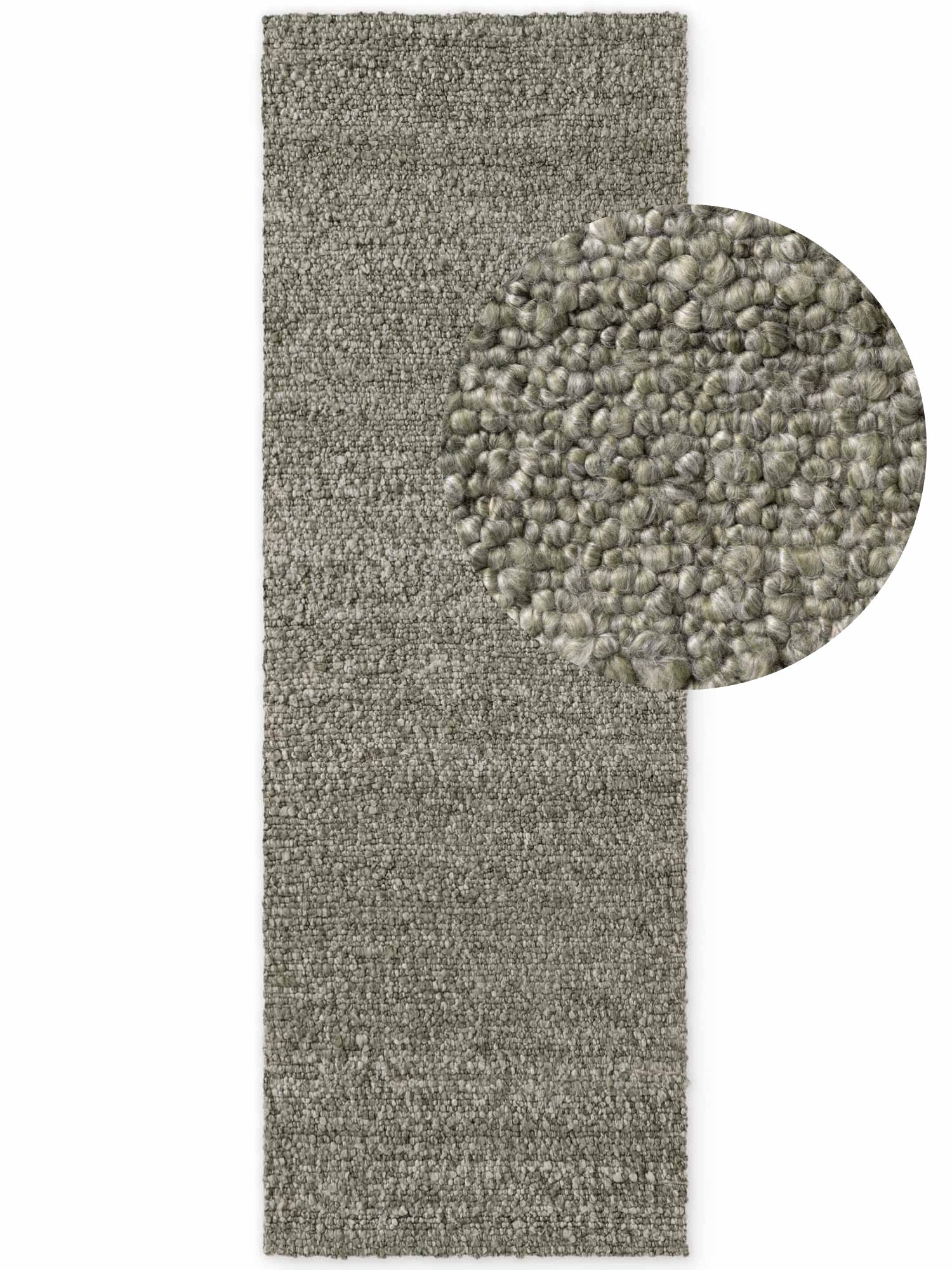 TED BAKER NOTTING HILL SOFT BOUCLE KORTLUVET TÆPPE, PORTOBELLO GRØN