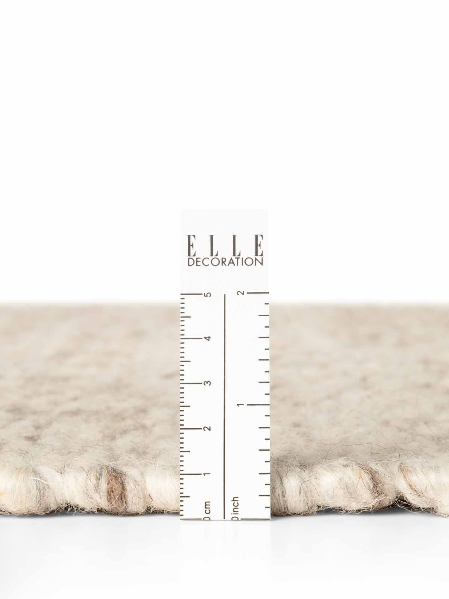 ELLE DECORATION LYON ULDTÆPPE, BEANS NATURLIG CREME BRUN