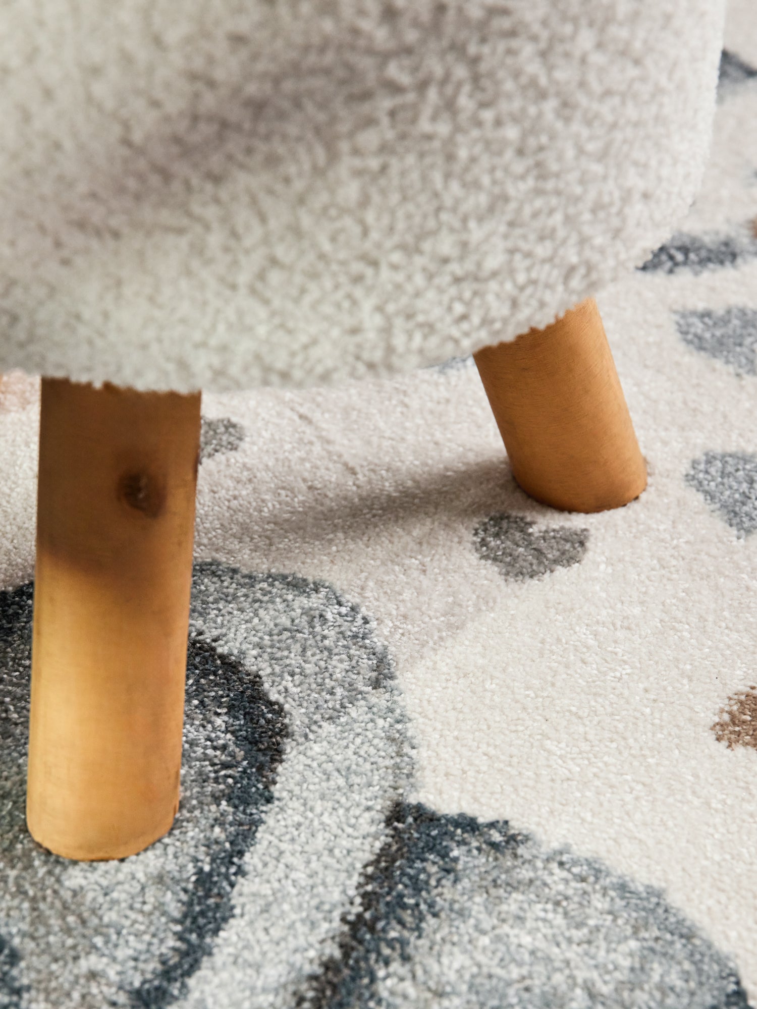 VILLEROY & BOCH BOHO KIDS BØRNETÆPPE - ELEFANT REGN, CREME MULTI 106306