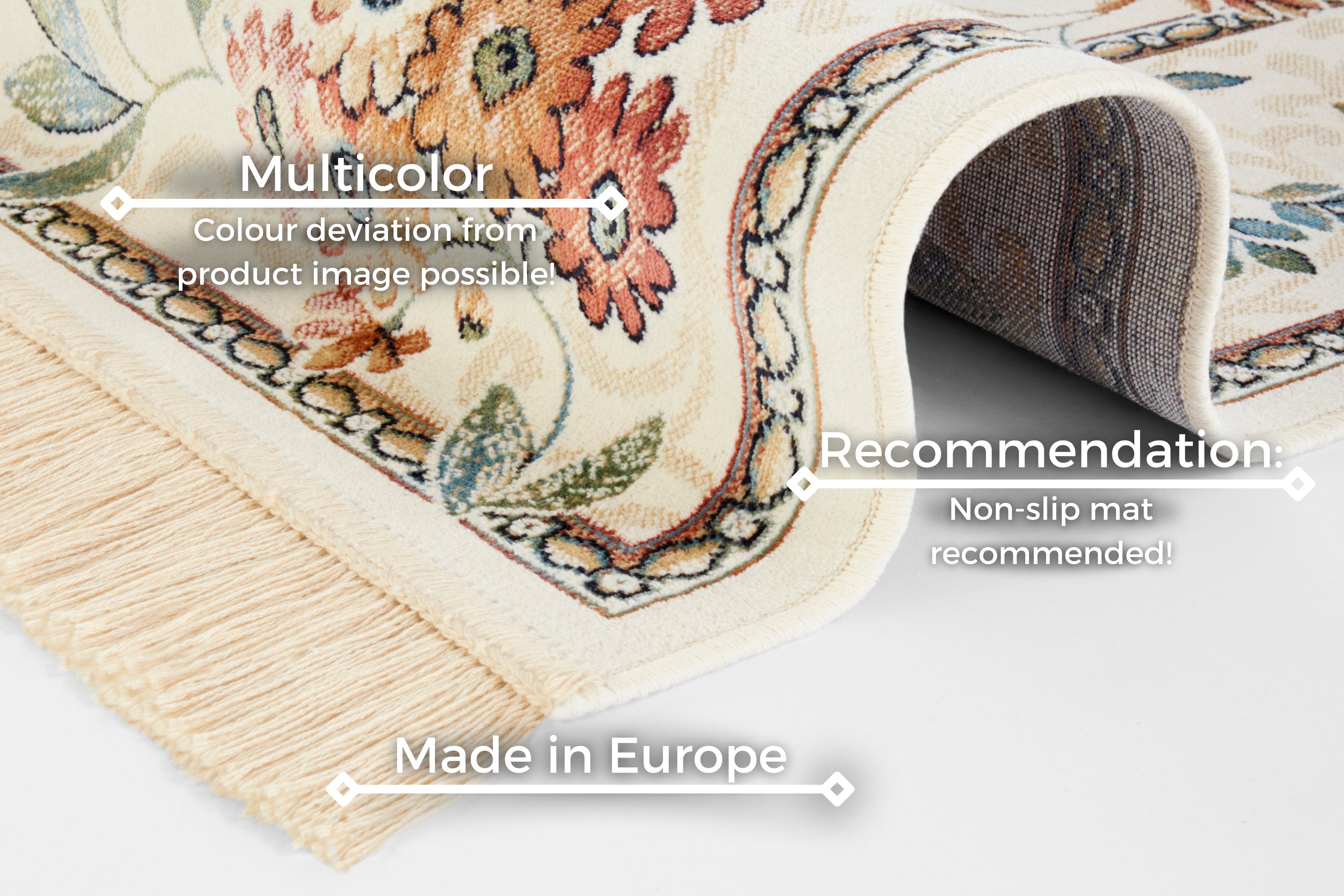 HANSE HOME NAVEH TÆPPE, CREME 104376