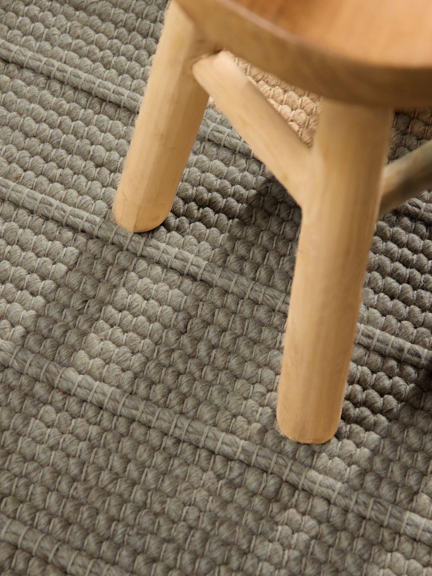 TED BAKER CAMDEN ULDTÆPPE PARKER, NATURLIG GRÅ