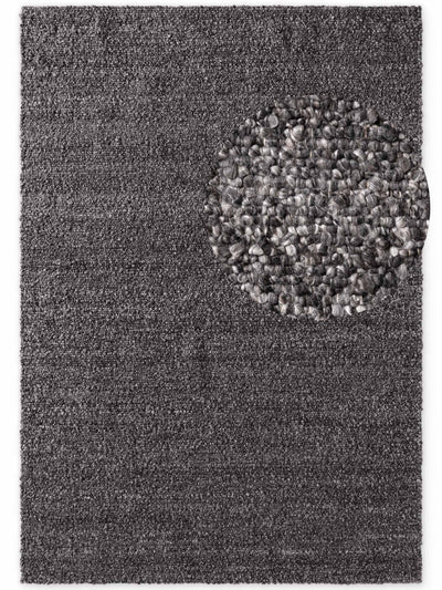 TED BAKER NOTTING HILL SOFT BOUCLE KORTLUVET TÆPPE, PORTOBELLO MØRKEGRÅ