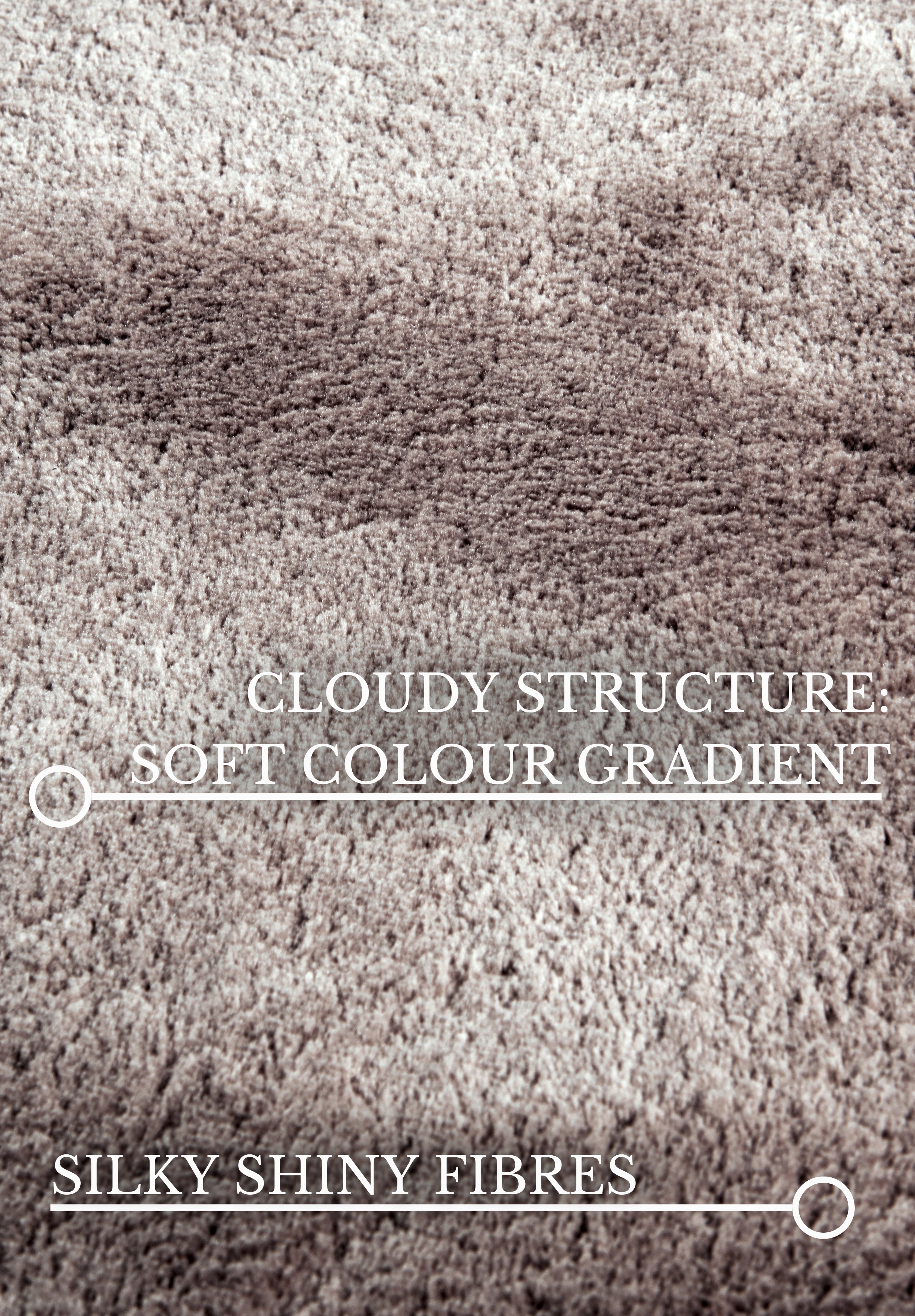 VILLEROY & BOCH 106160 HØJLUVET TÆPPE, LEON LYSEGRÅ