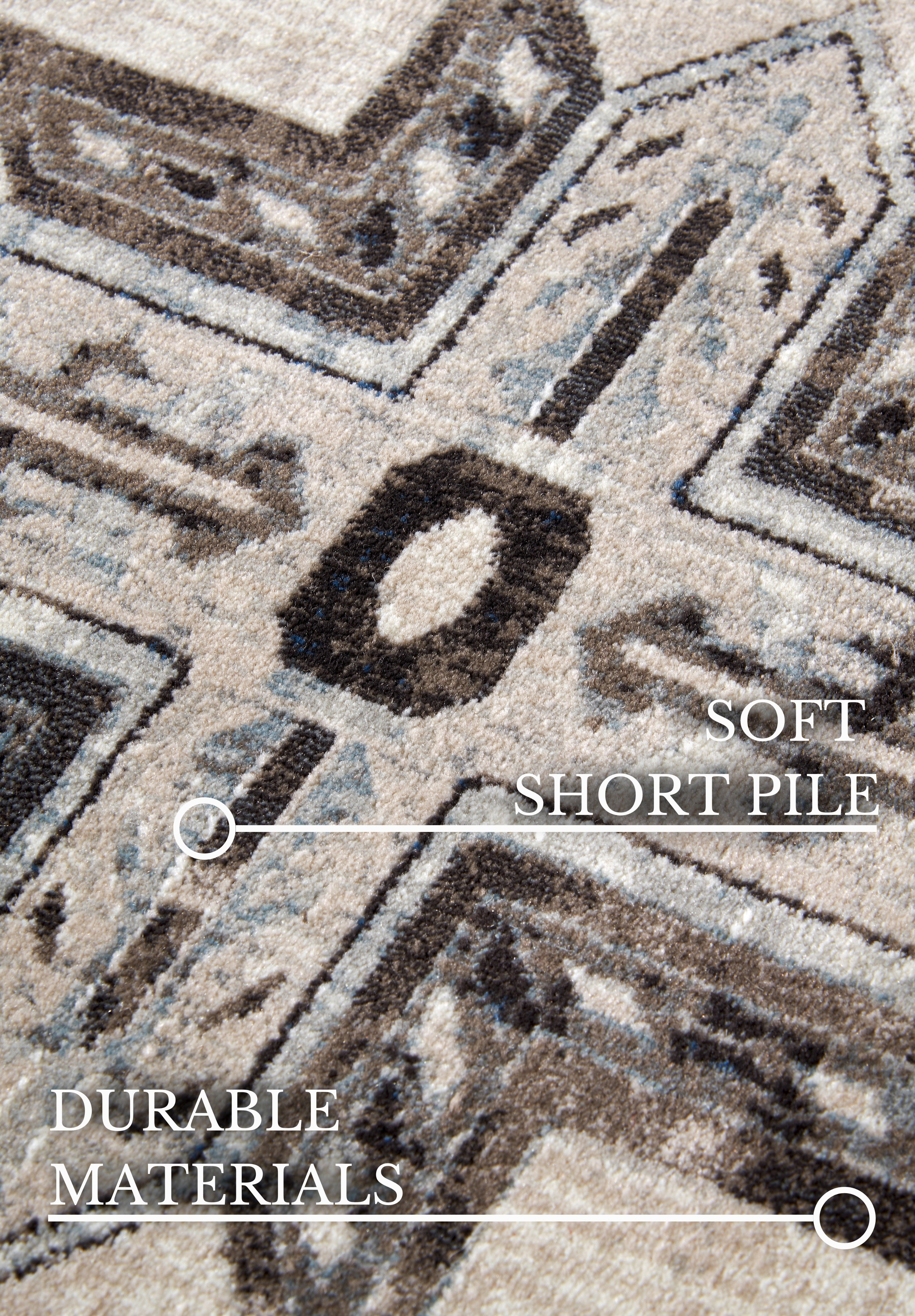 VILLEROY & BOCH 106124 ORIENTALSK TÆPPE, HENRY BRUN-CREME