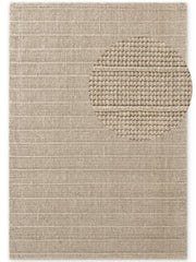 TED BAKER CAMDEN ULDTÆPPE PARKER, NATURLIG BEIGE