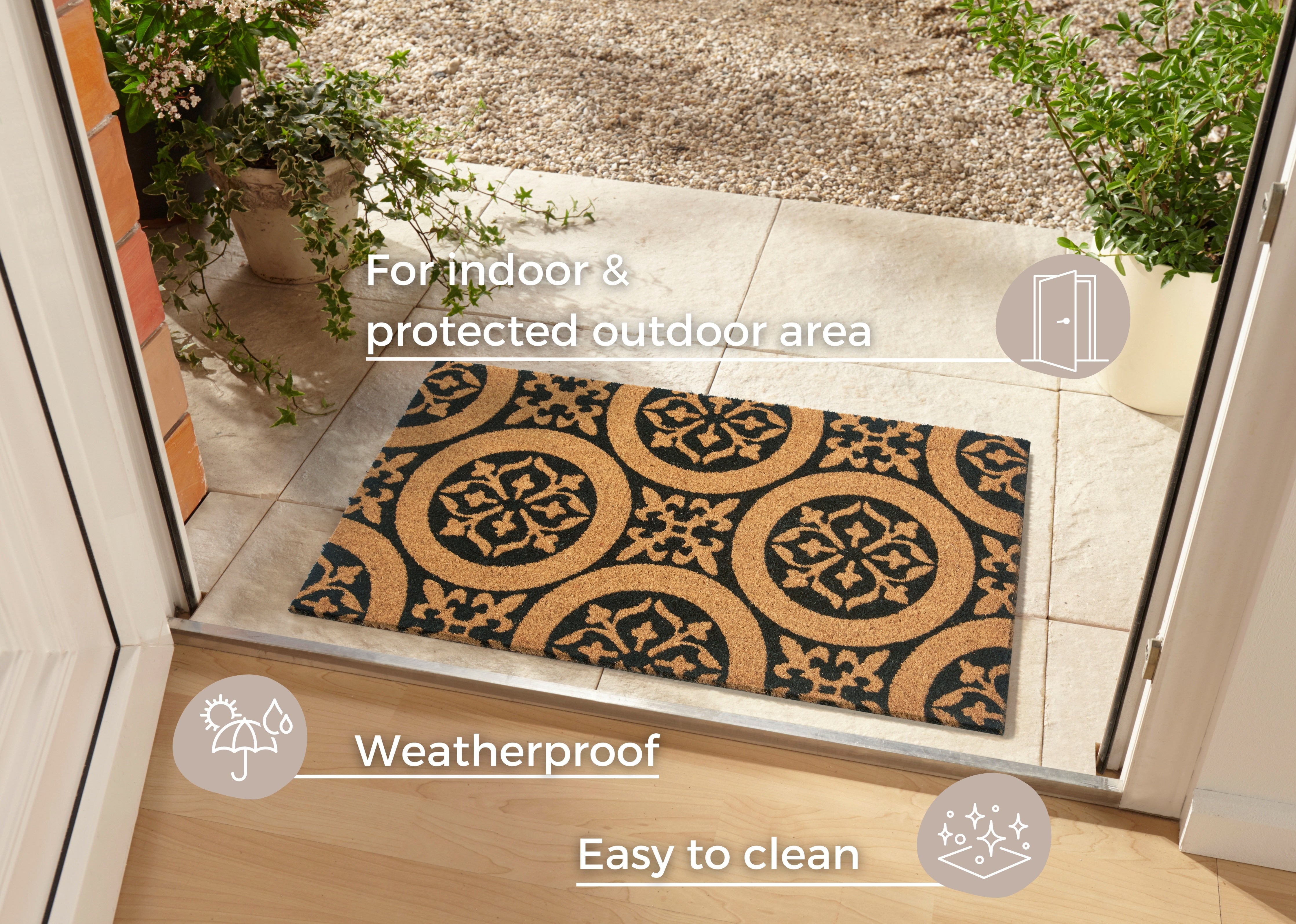 DØRMÅTTE KOKOS - ORNAMENTS