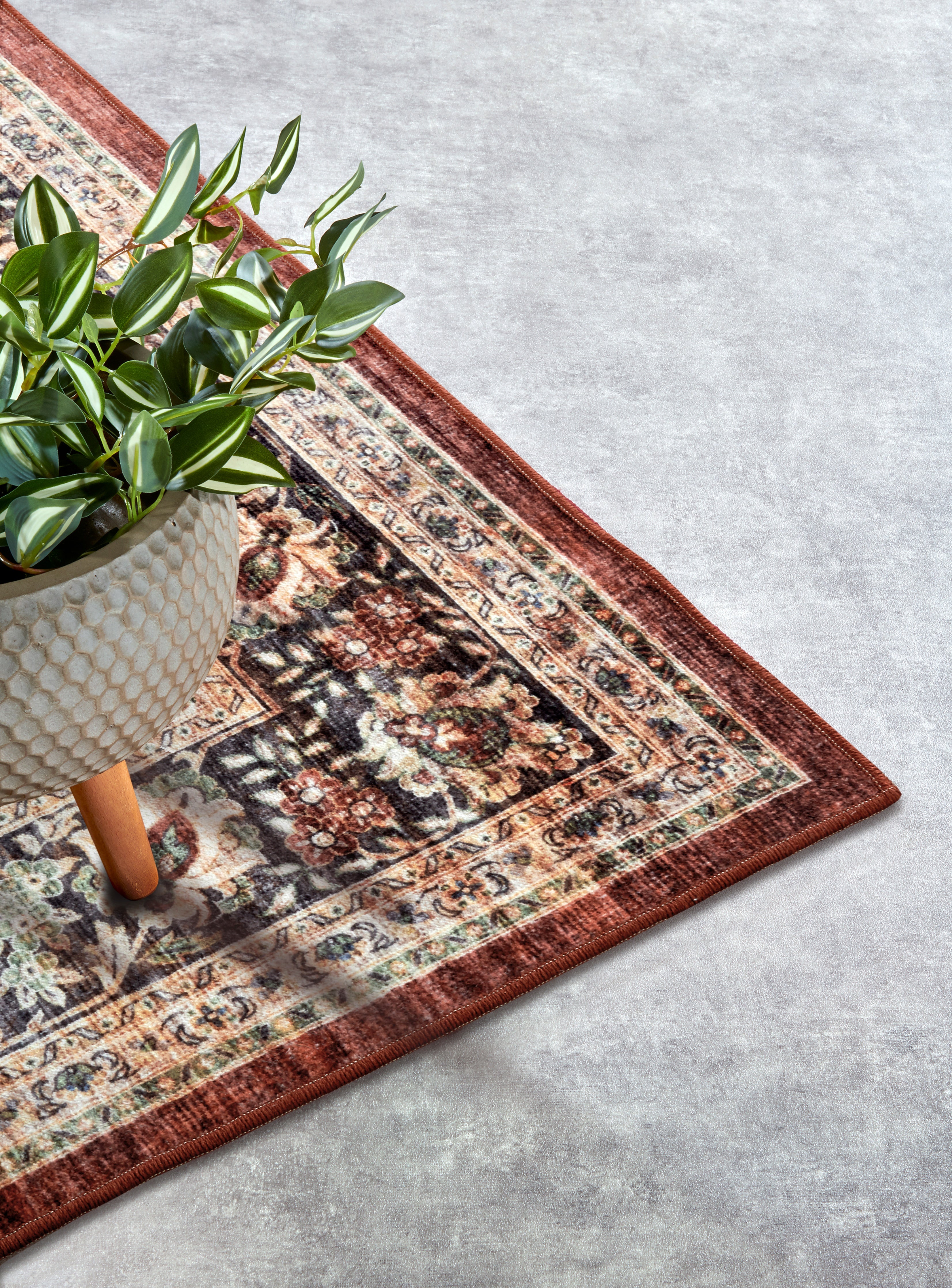 HANSE HOME ASYA TÆPPE RØD BLÅ - 106040