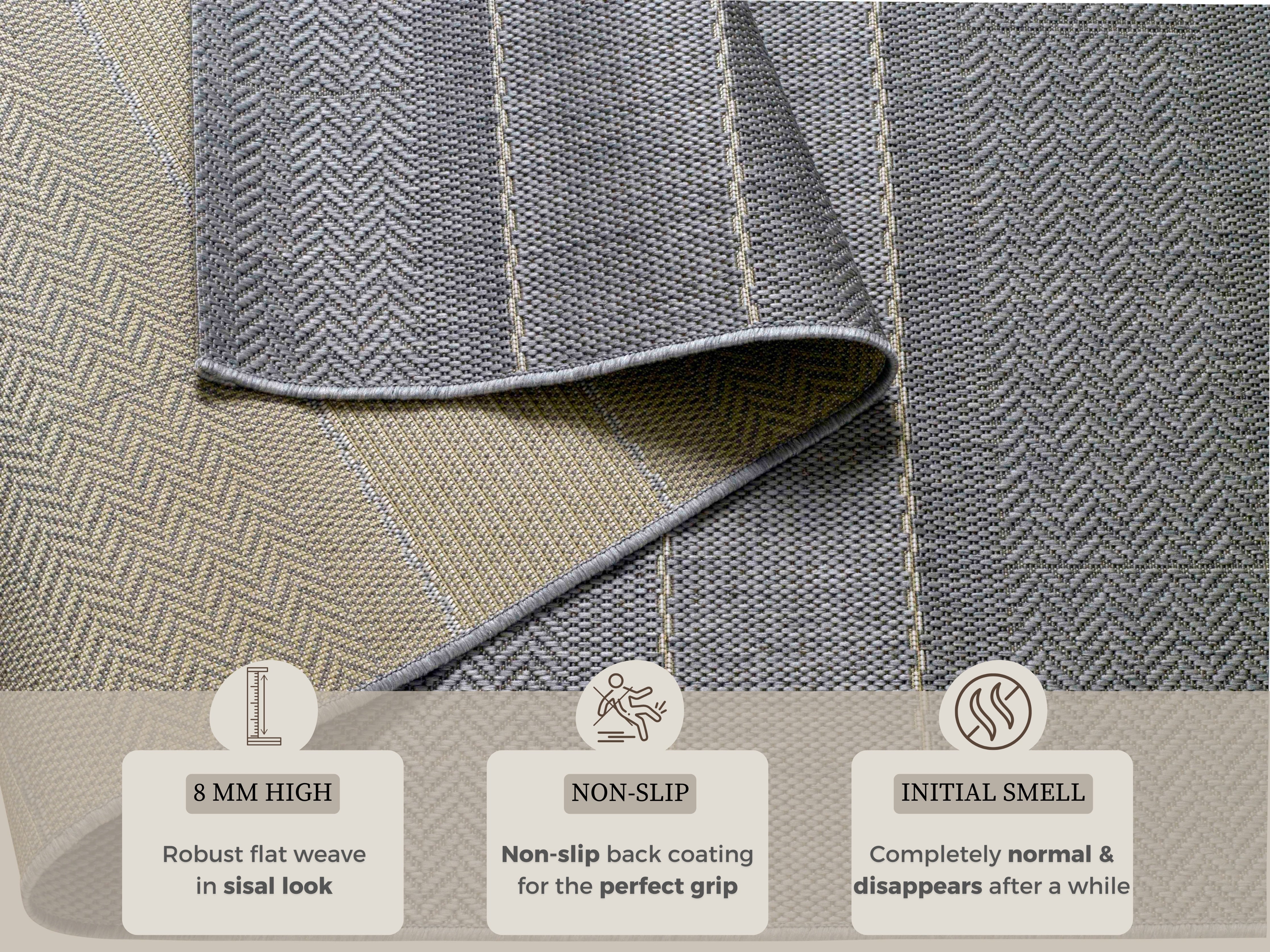 SUNSHINE TÆPPE, GRÅ 102027