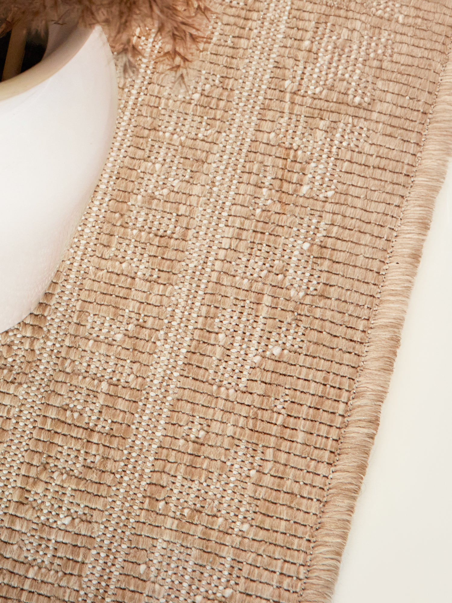 HANSE HOME DUORO - VENDBART UDENDØRS TÆPPE, JUTE-HVID 106252