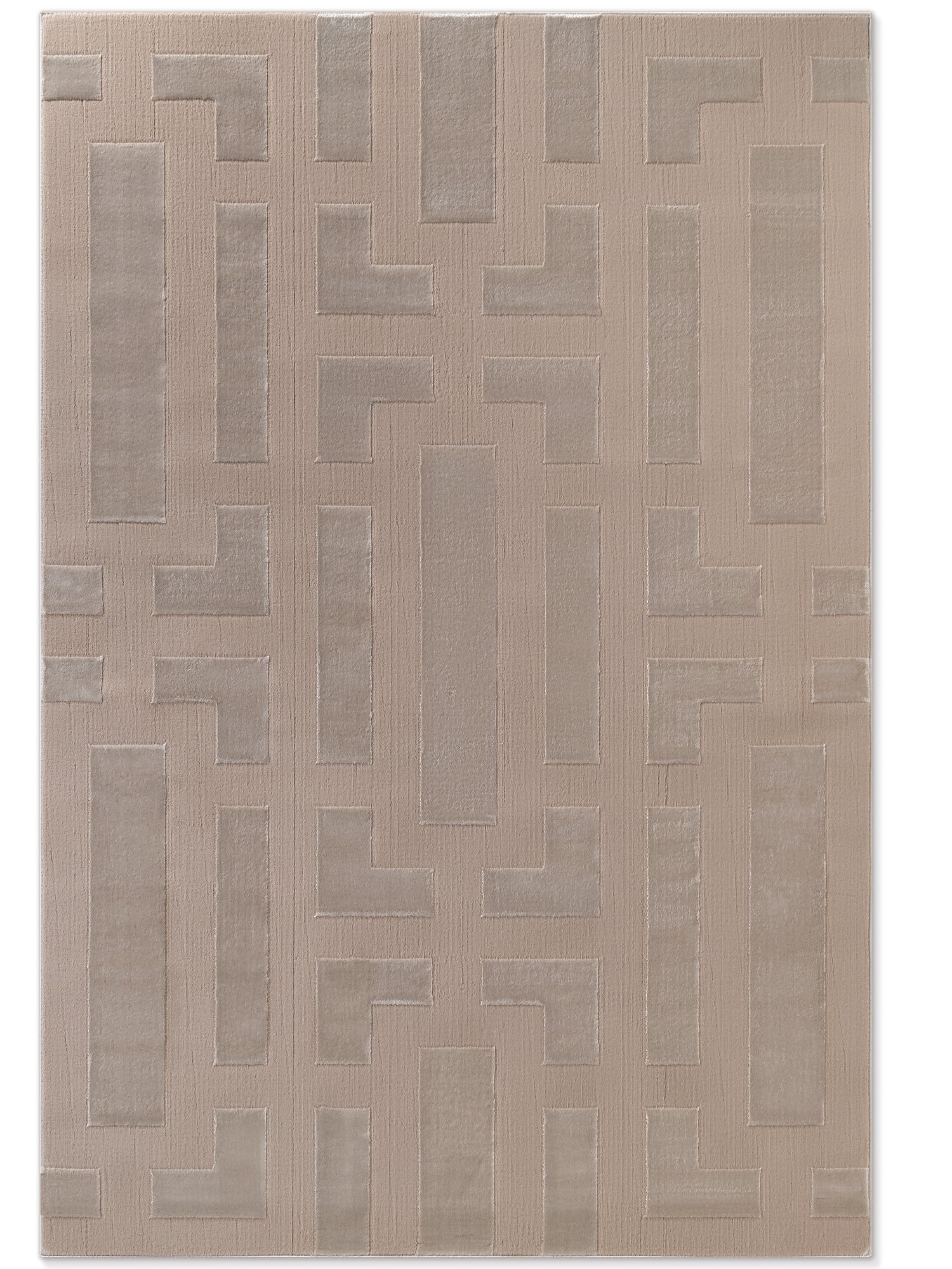 PEARLES MODERNE TÆPPE, BEIGE-CREME 106189