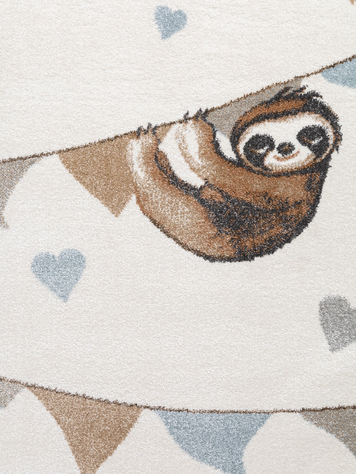 VILLEROY & BOCH BOHO KIDS BØRNETÆPPE - ELEFANT REGNBUE, CREME MULTI 106305