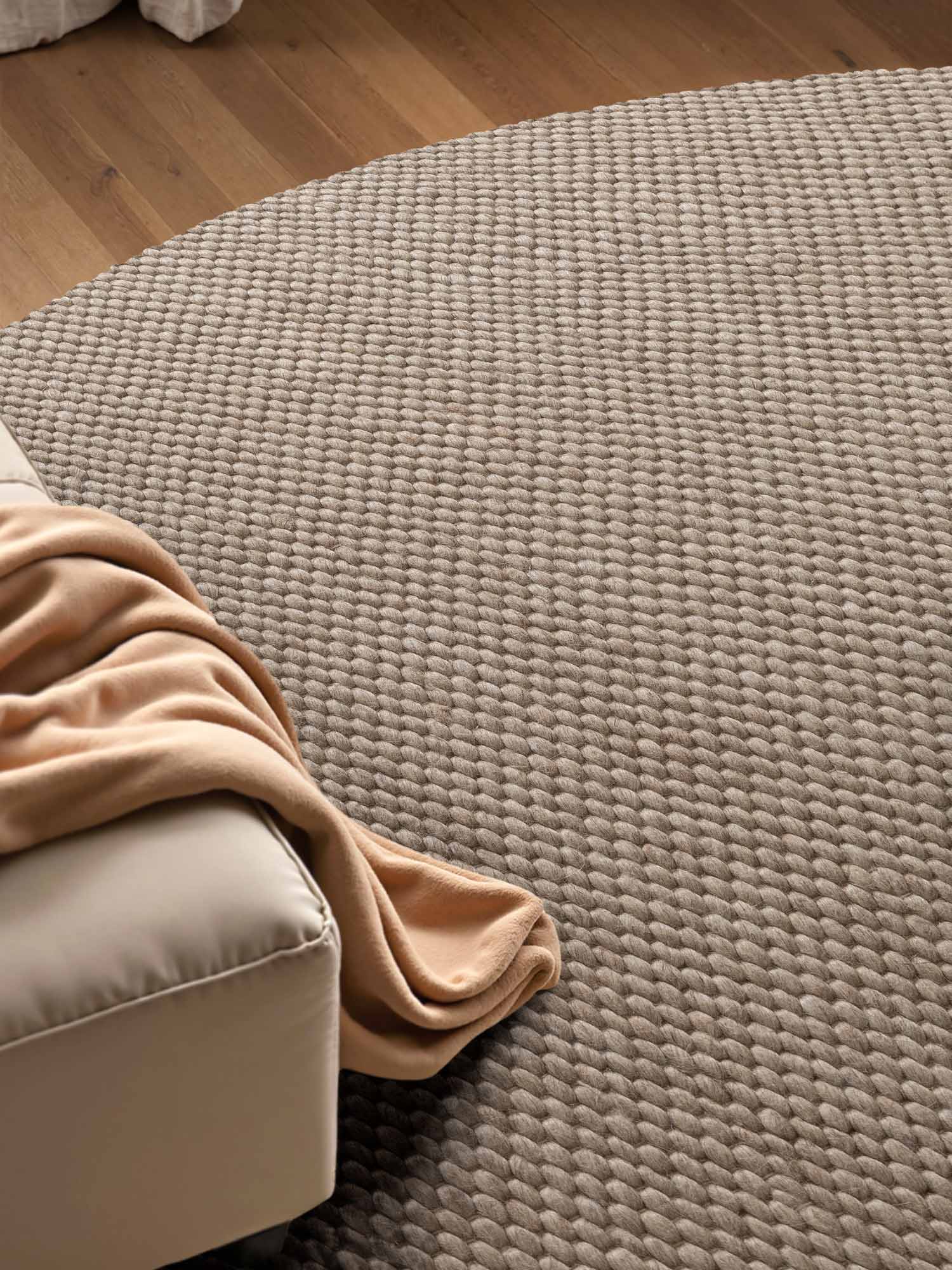 ELLE DECORATION LYON ULDTÆPPE, BEANS NATURLIG BEIGE