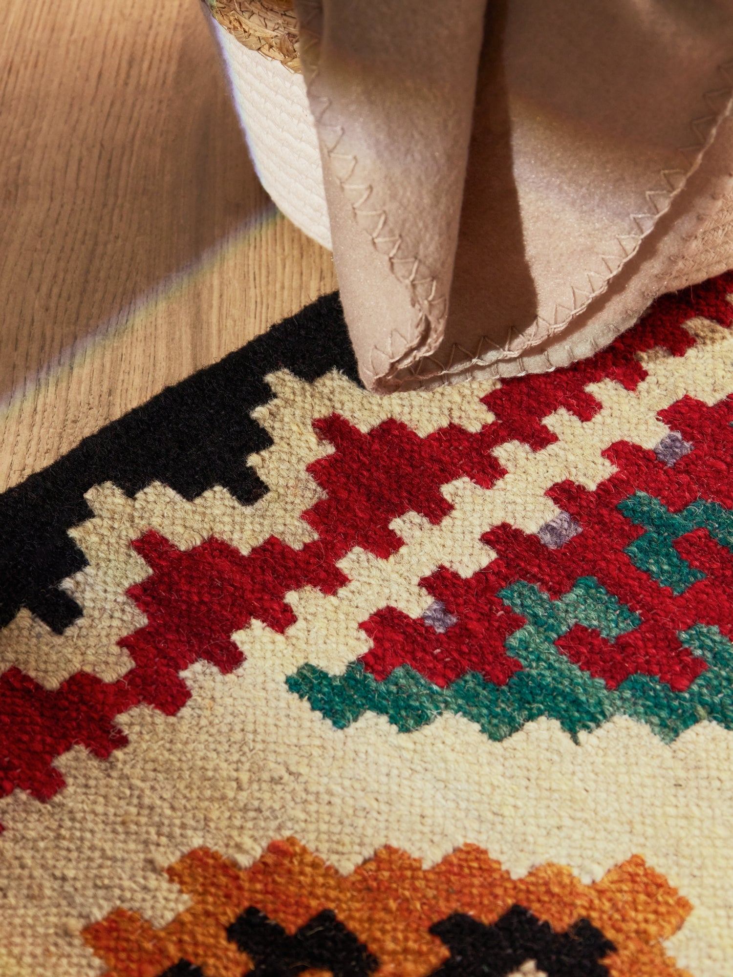 HANSE HOME KAMAL - AFGHANSK KELIM TÆPPE, 106240 CREME-MULTI