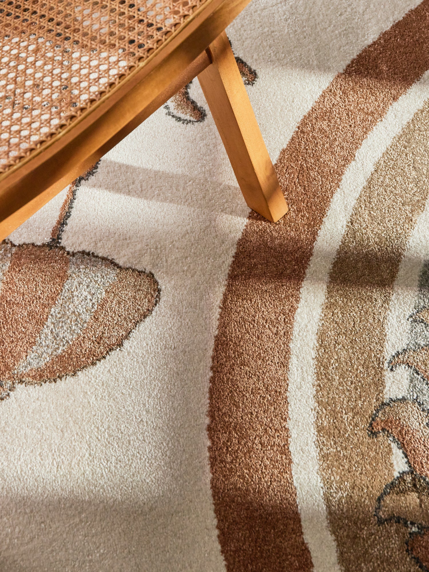 VILLEROY & BOCH BOHO KIDS BØRNETÆPPE LØVE REGNBUE FEST, CREME MULTI 106308