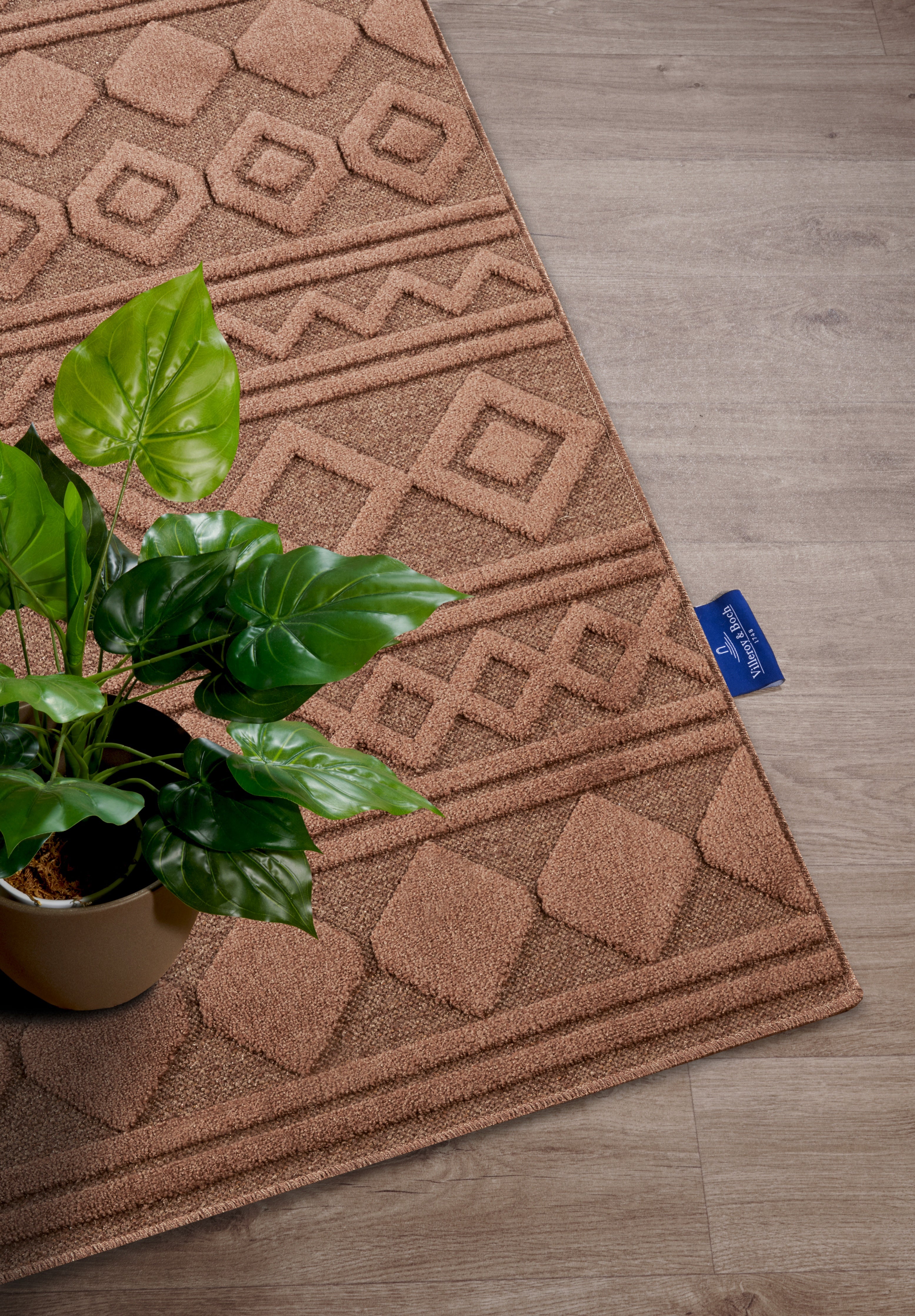 VILLEROY & BOCH 106139 HØJ-LAV LUV TÆPPE, CATHERINE NATURLIG-KOBBER