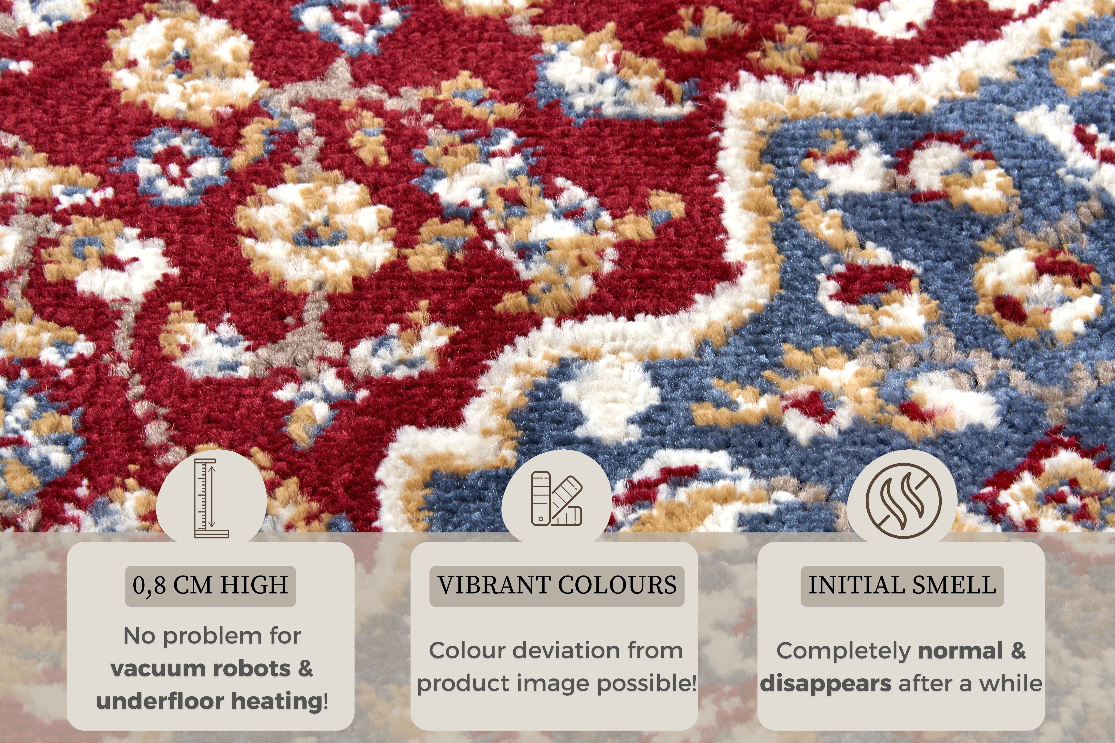 LUXOR TÆPPE RØD 105644