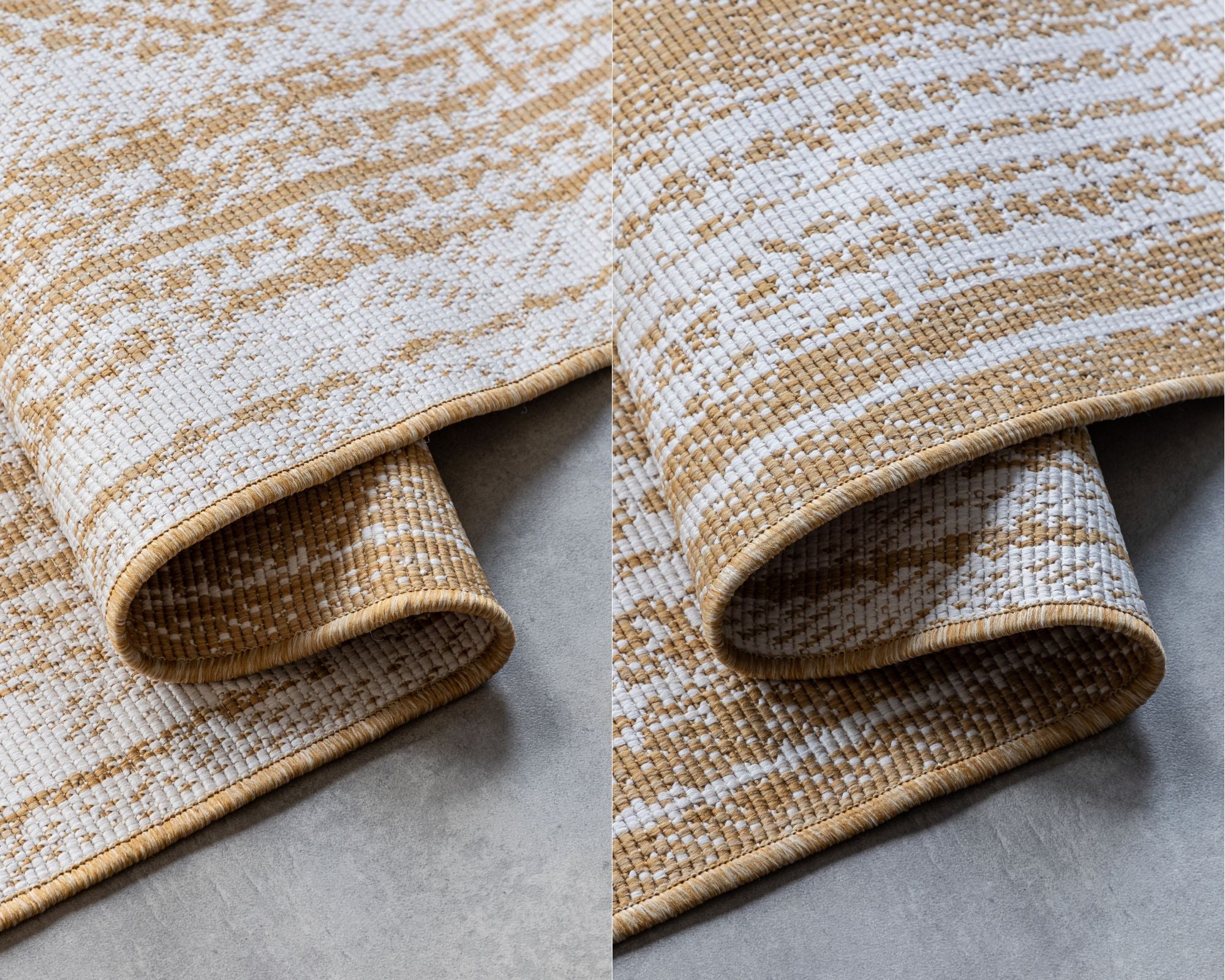 TWIN - VENDBART TÆPPE OKKER - 106012