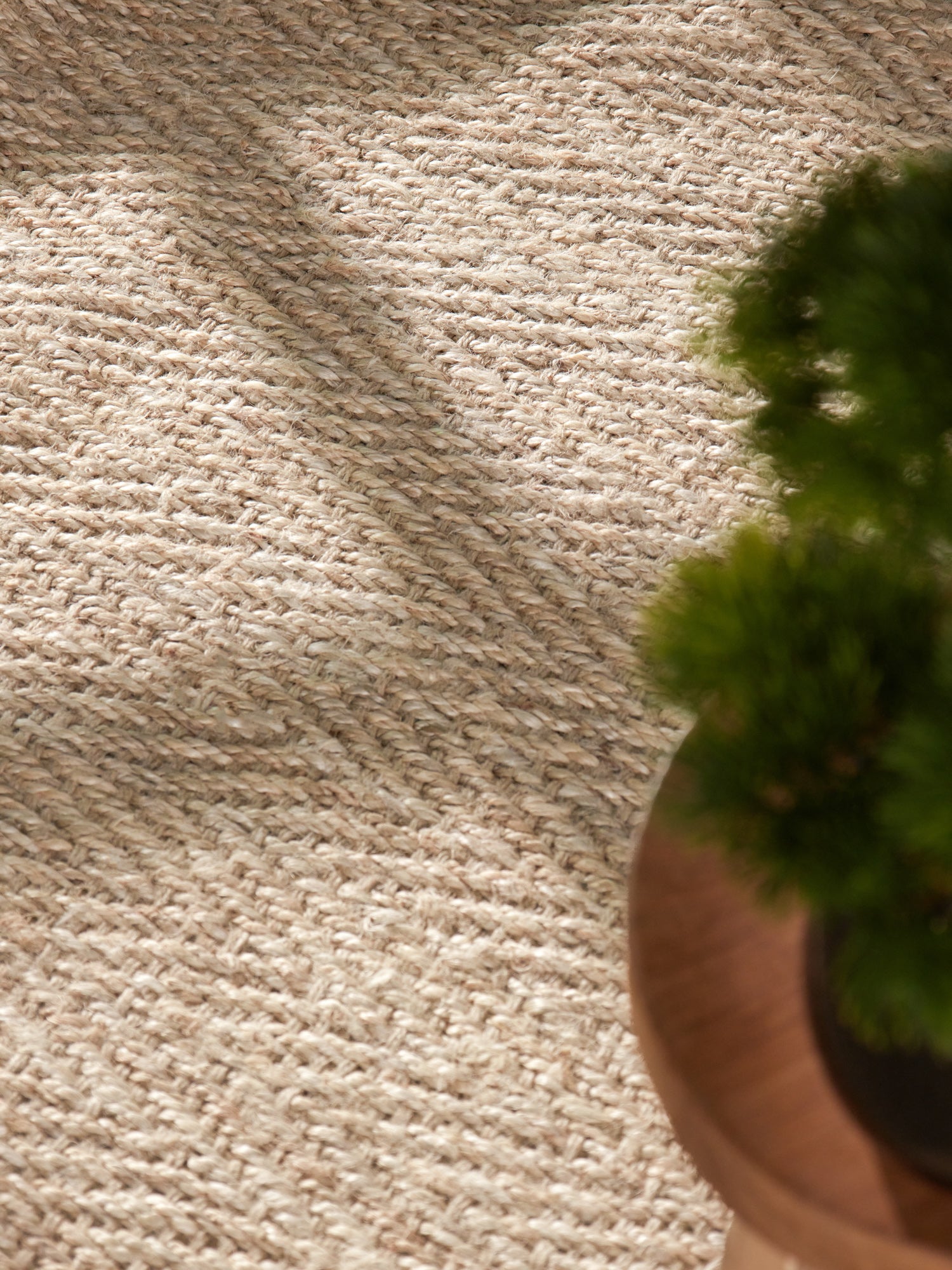 VILLEROY & BOCH 1851 JUTE TÆPPE MIRABELLE, NATURLIG ELFENBEN