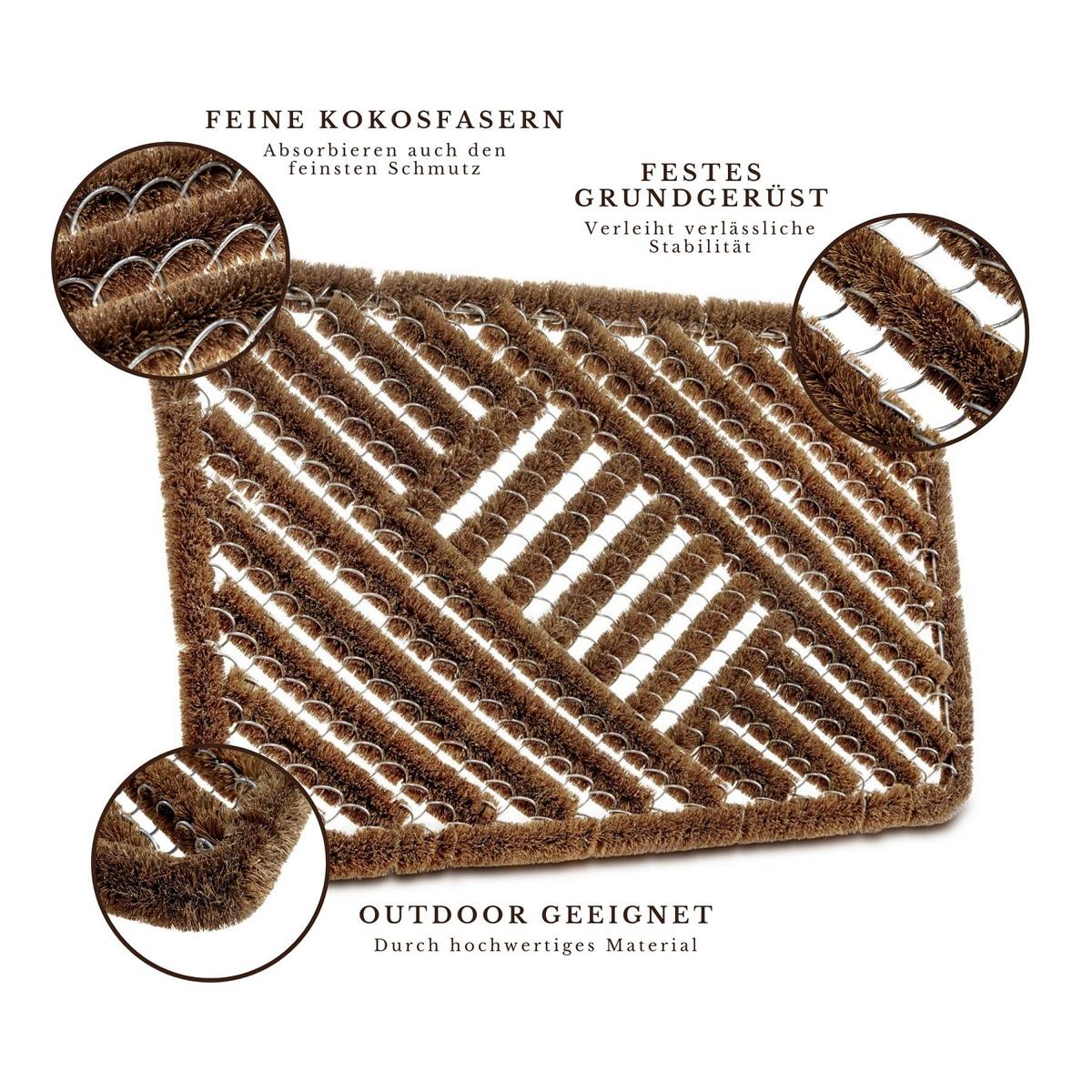 KOKOS BRUSH-SKRABE MÅTTE, 106034 NATUR