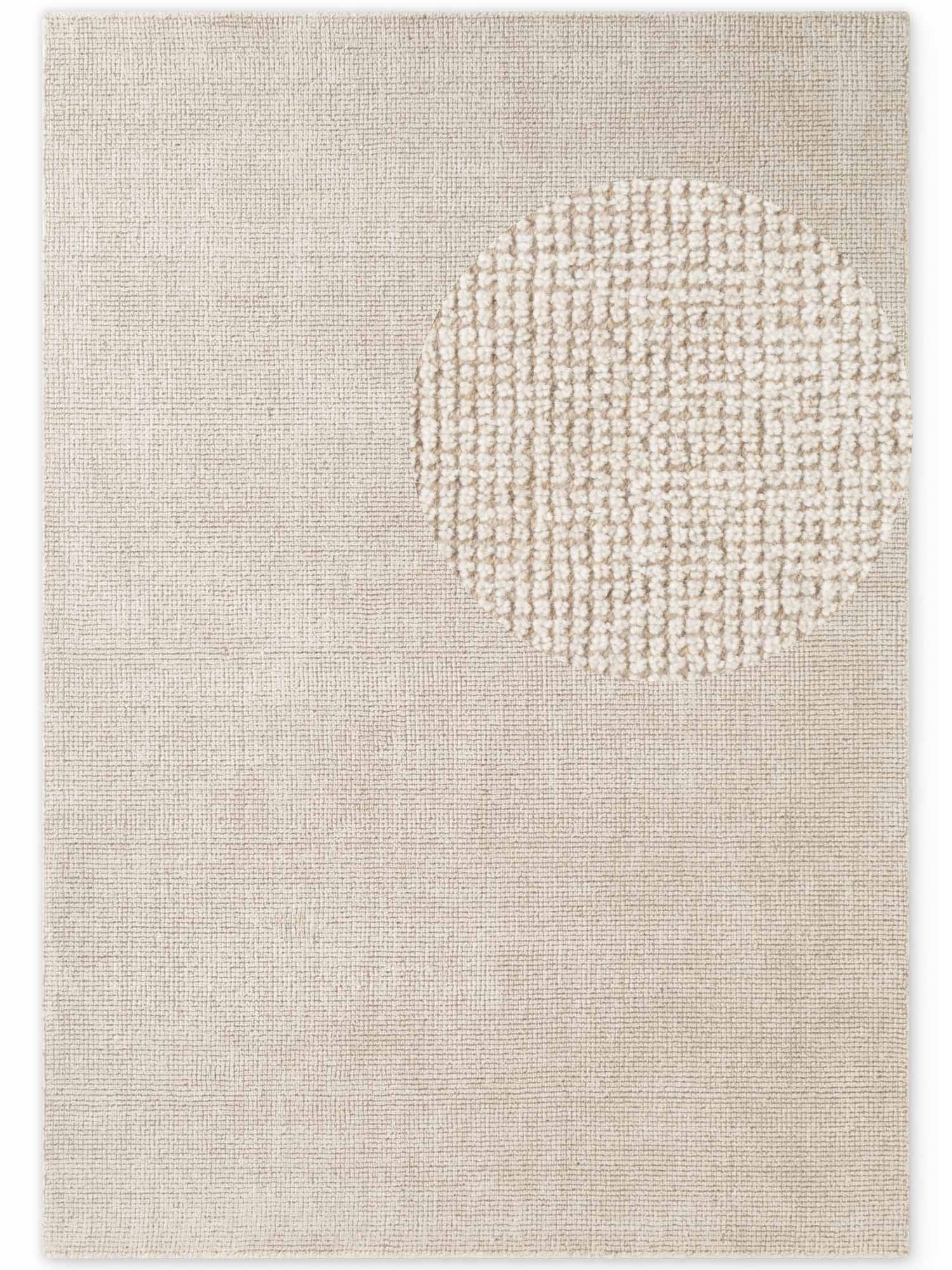 TED BAKER GREENWICH ULDTÆPPE, NATURLIG HVID