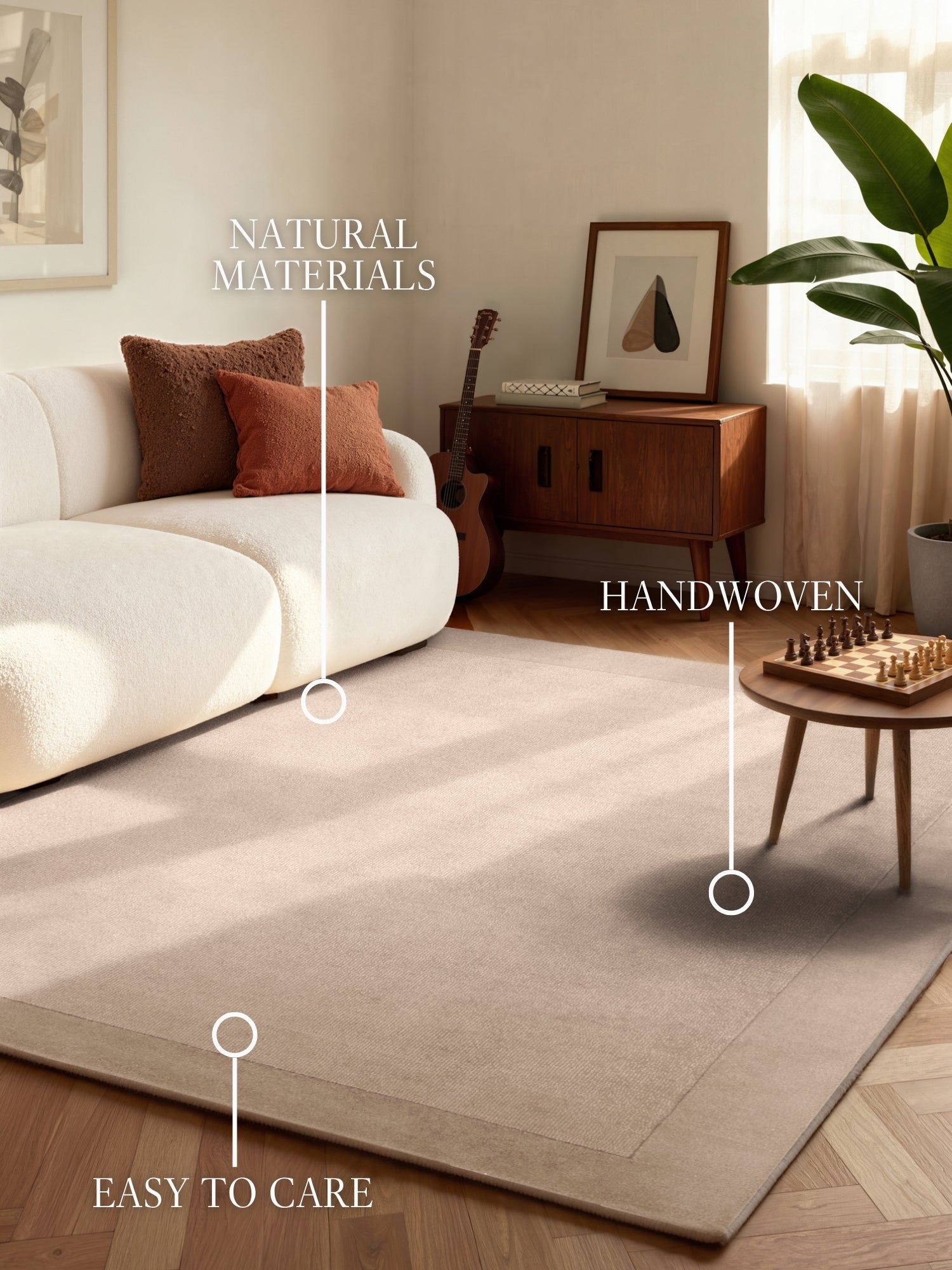 VILLEROY & BOCH 1812 ULDTÆPPE KARI, NATURLIG-BEIGE