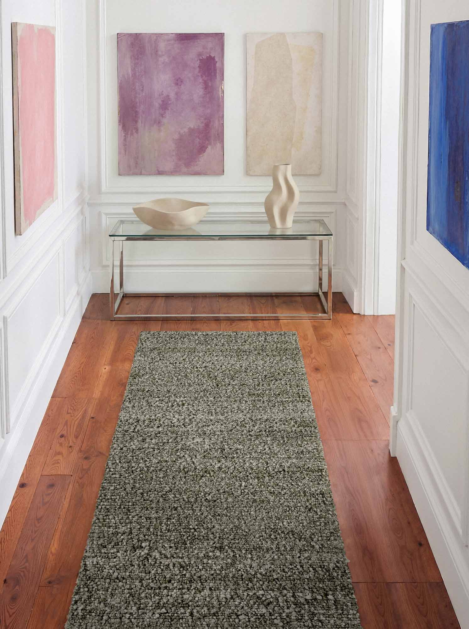 TED BAKER NOTTING HILL SOFT BOUCLE KORTLUVET TÆPPE, PORTOBELLO GRØN