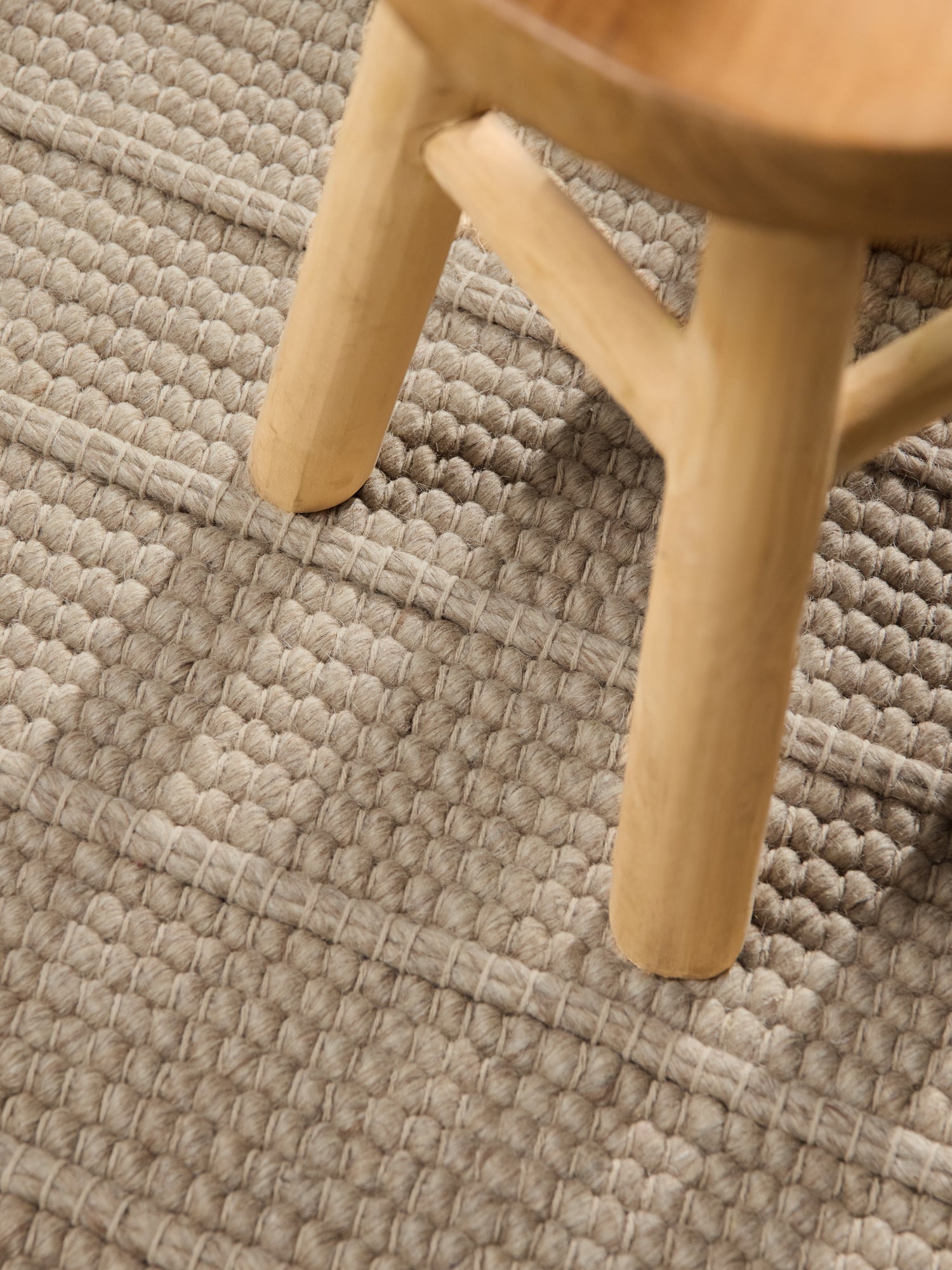 TED BAKER CAMDEN ULDTÆPPE PARKER, NATURLIG BEIGE