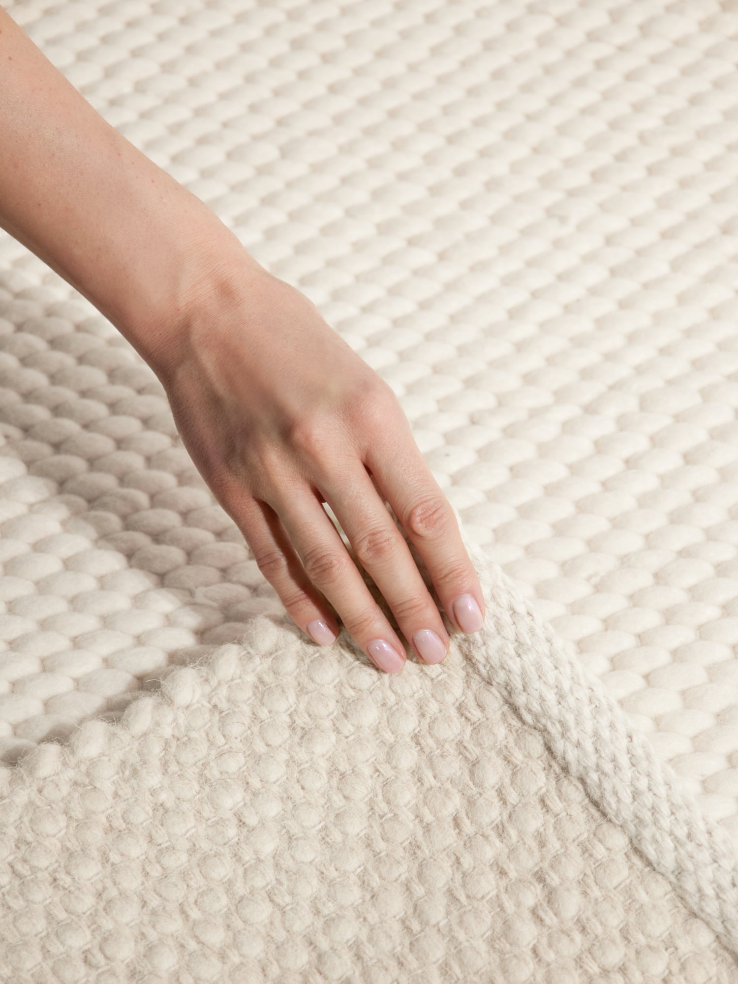 ELLE DECORATION LYON ULDTÆPPE, BEANS NATURLIG CREME