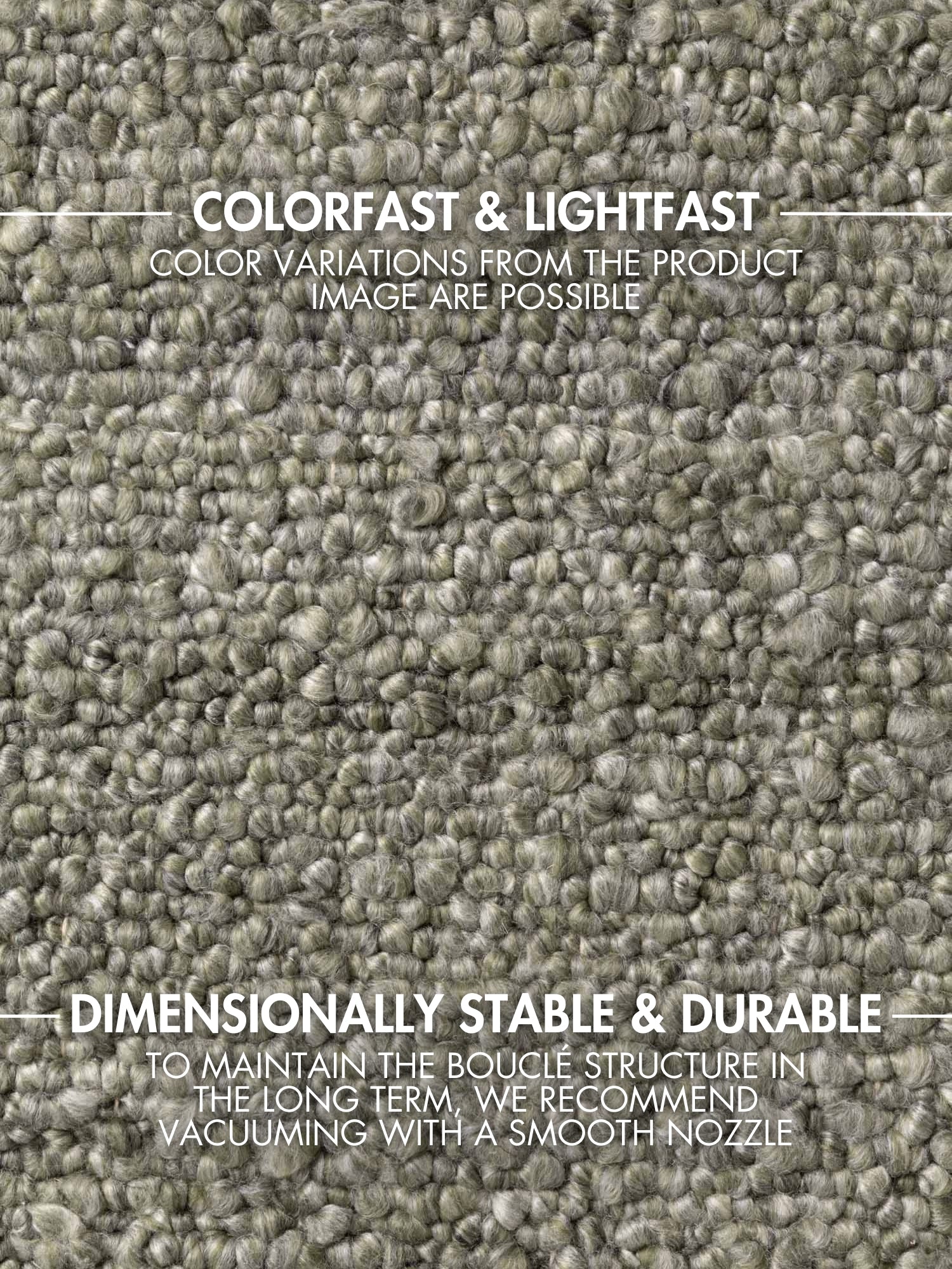 TED BAKER NOTTING HILL SOFT BOUCLE KORTLUVET TÆPPE, PORTOBELLO GRØN