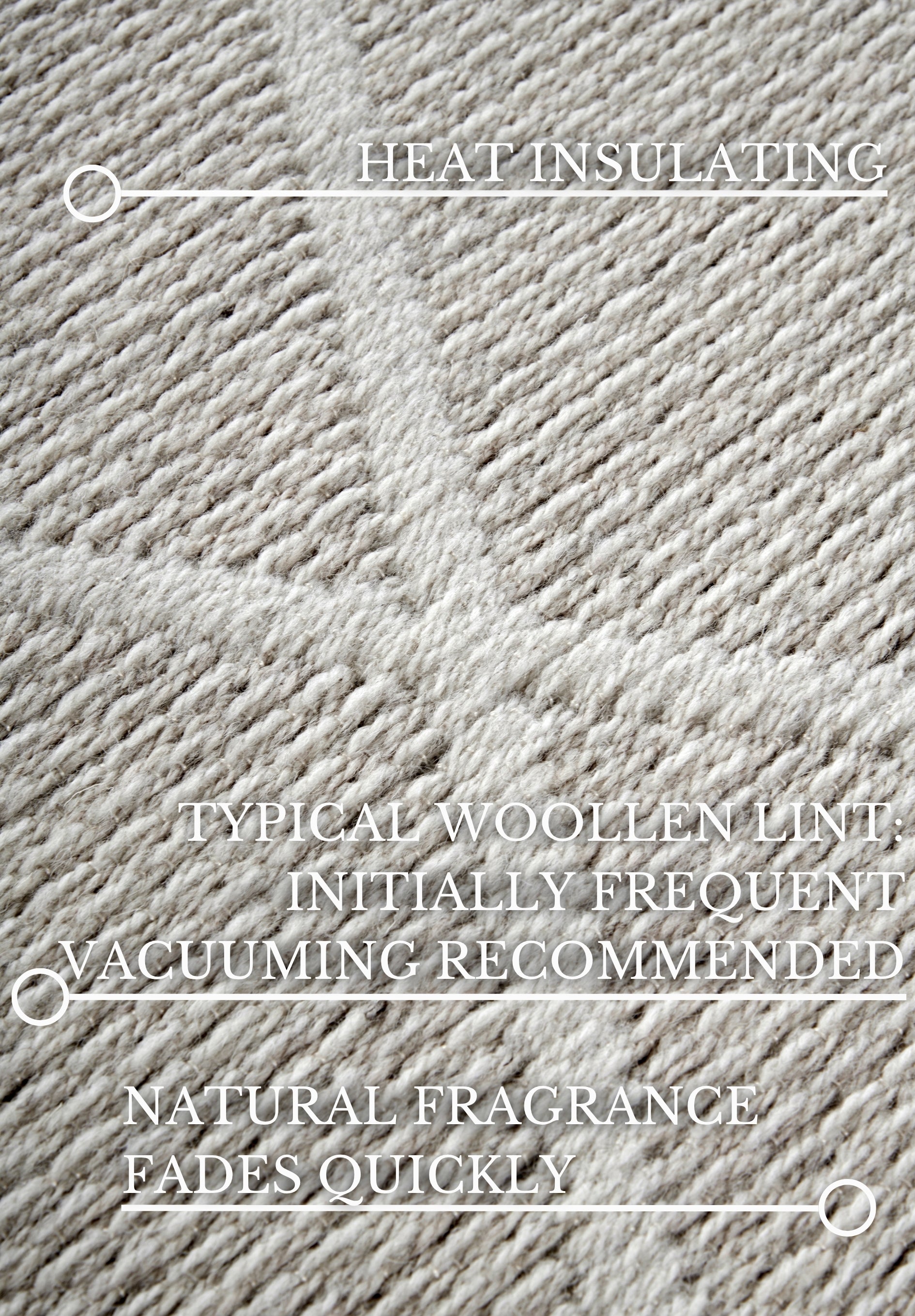 VILLEROY BOCH 106108 ULD TÆPPE MARIA, NATUR-CREME