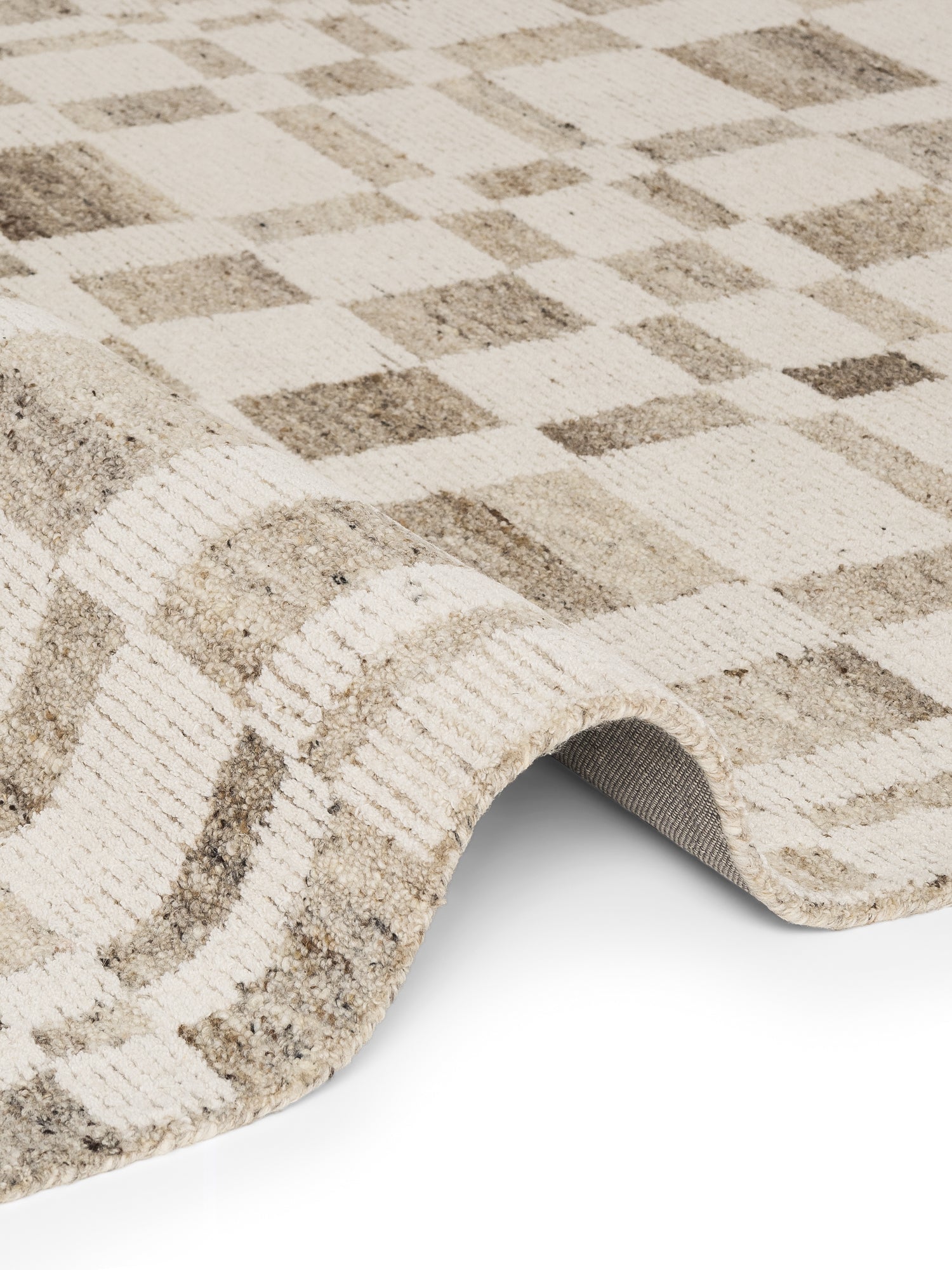 VIKOSA BOHO 1.0 ULDTÆPPE STRUCTA, NATURLIG CREME BRUN