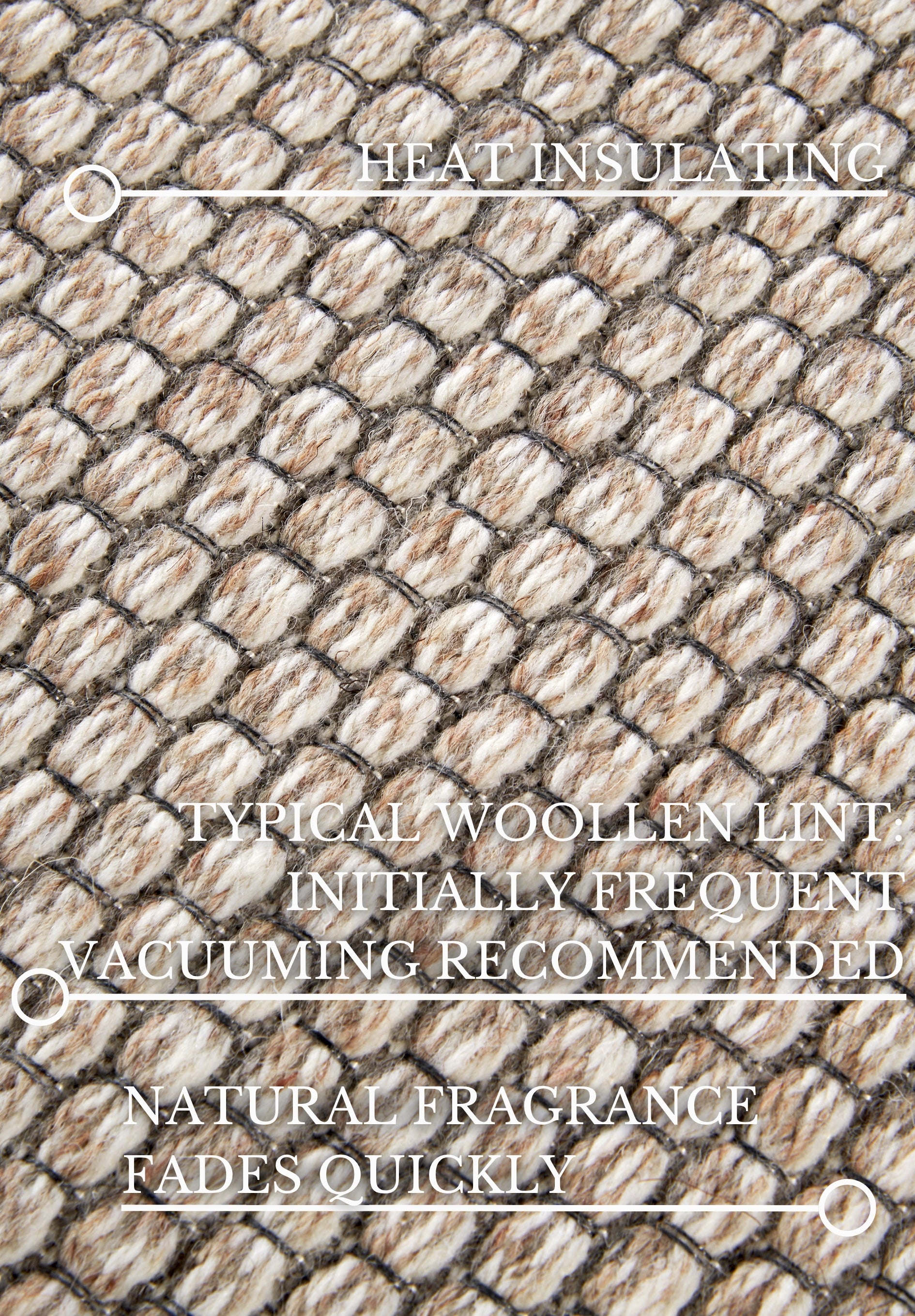 VILLEROY & BOCH 106100 ULD TÆPPE CHARLES, NATUR-BEIGE